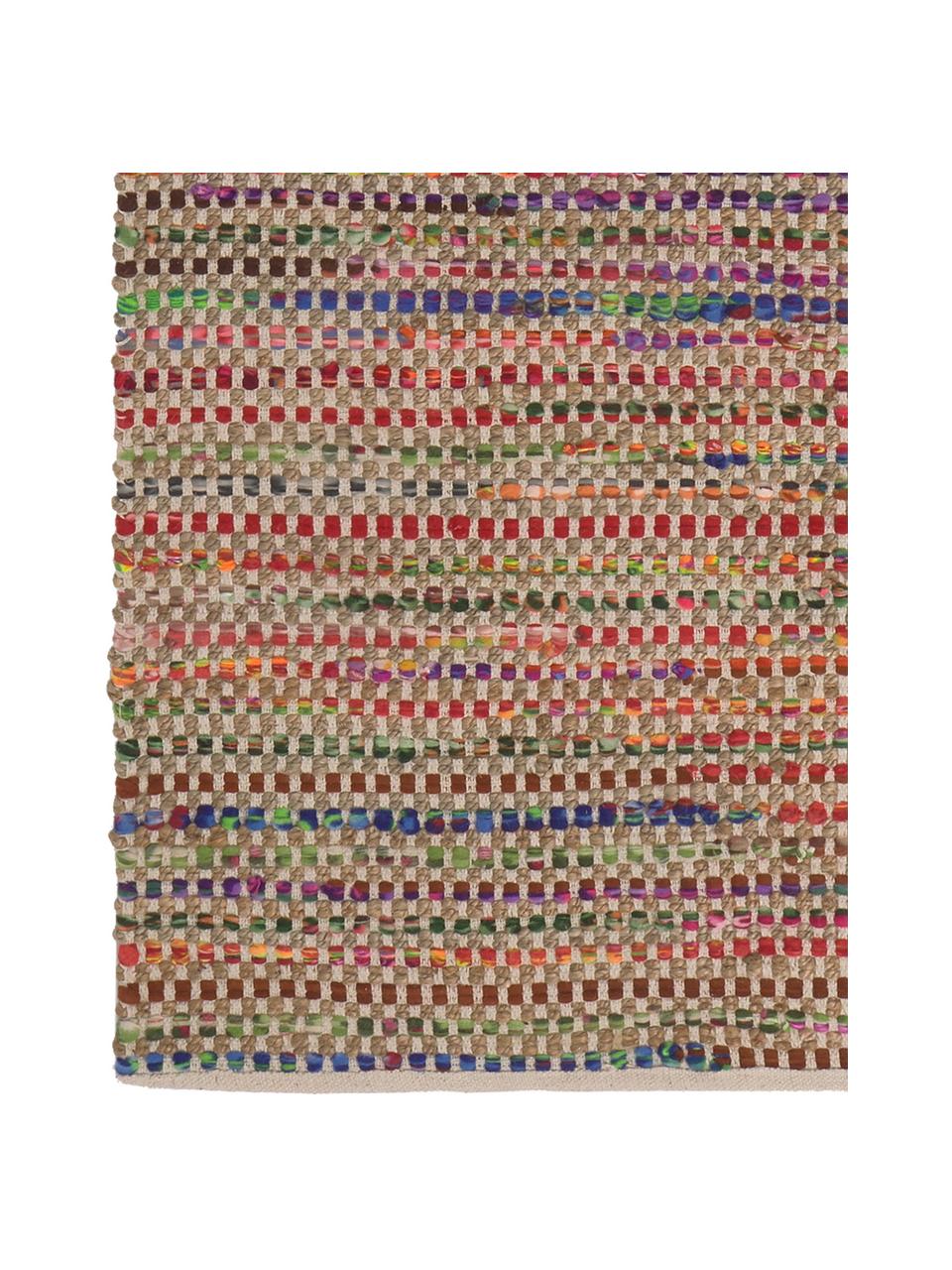 Alfombra de yute Cando, 60% fibras sintéticas, 40% yute, Yute, multicolor, An 150 x L 200 cm (Tamaño S)