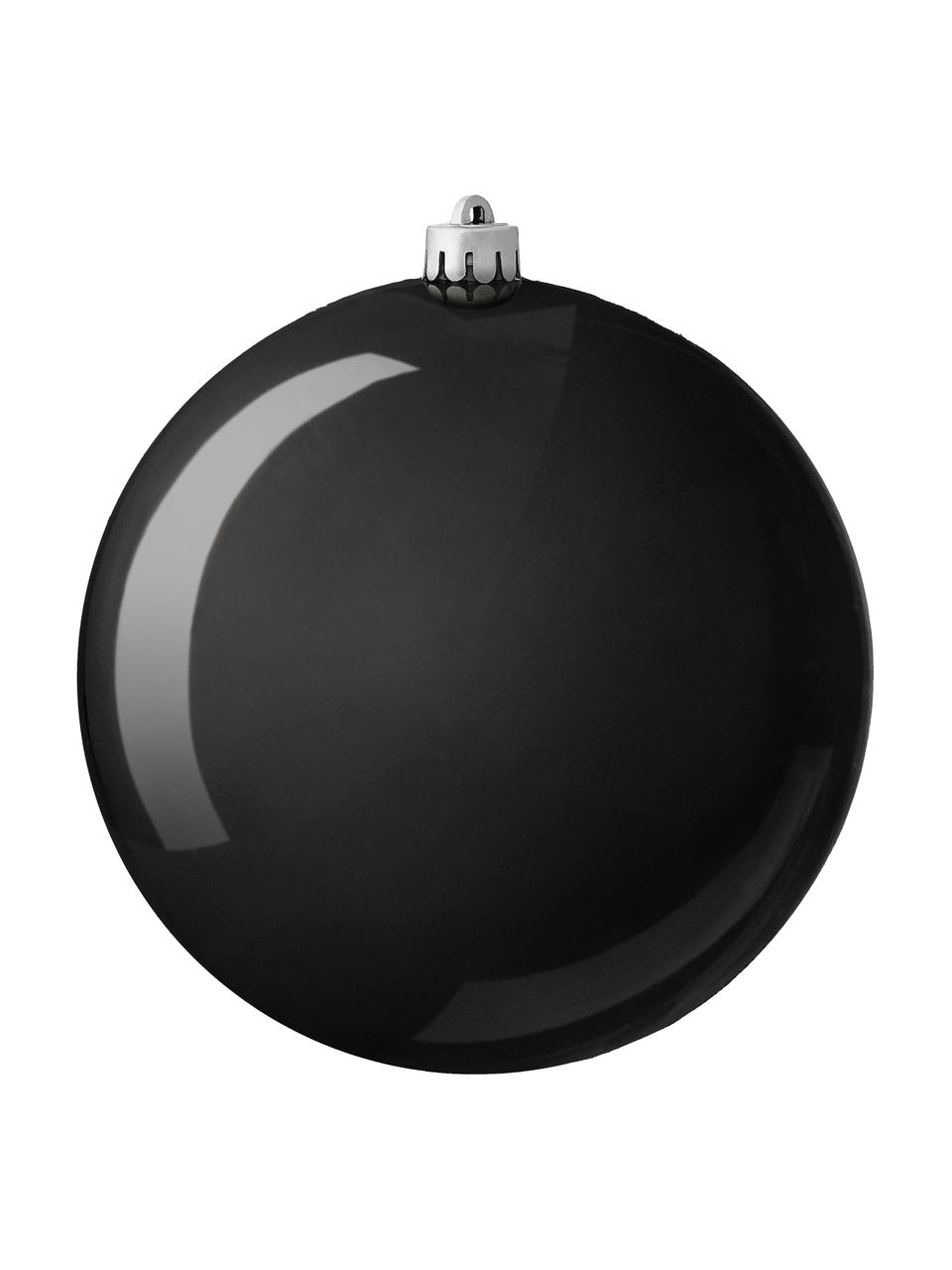 Boule de Noël incassable Stix, Plastique, Noir, Ø 20 cm