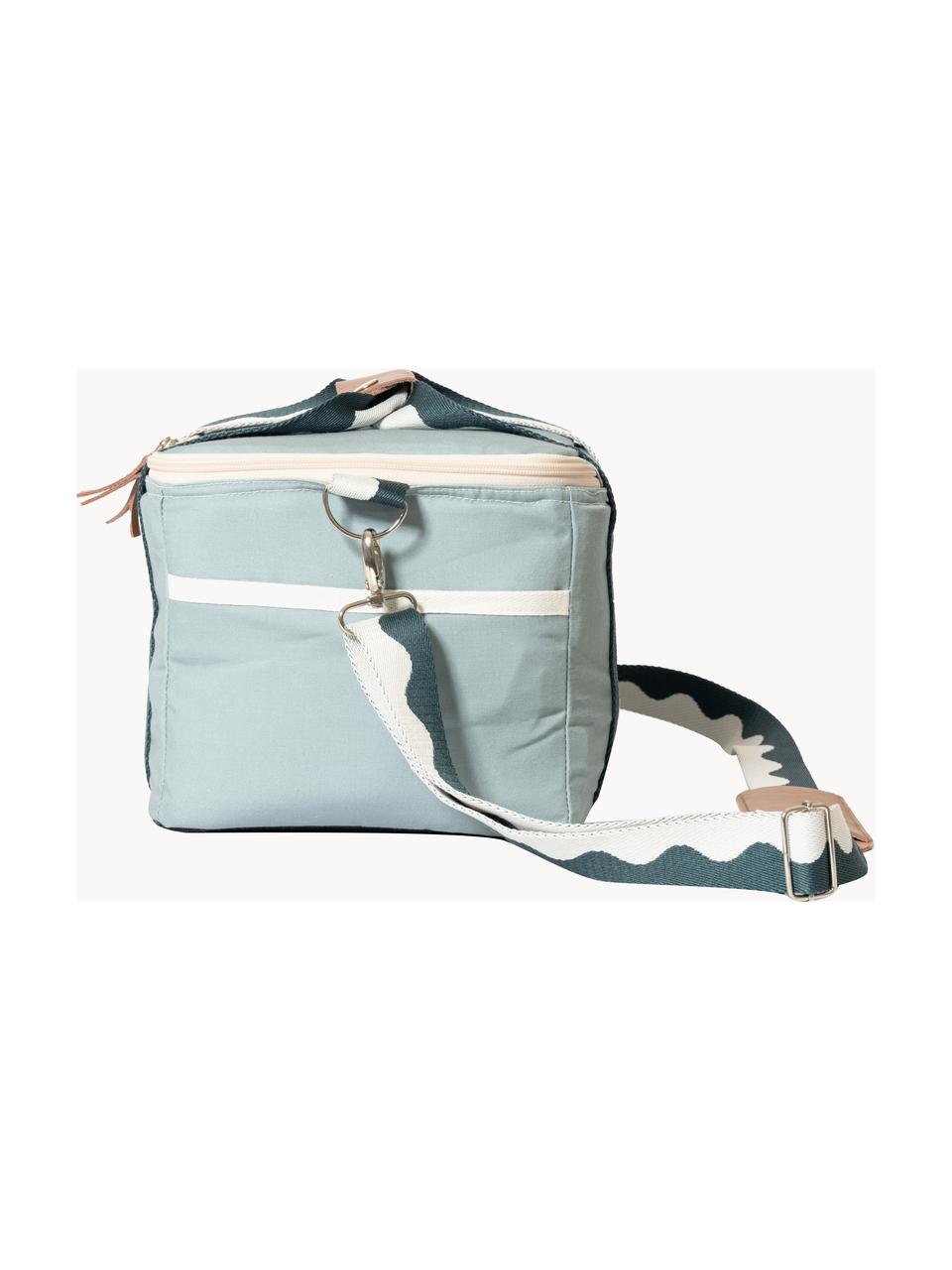 Chladící taška Premium, 50 % bavlna, 25 % polyester, 25 % PVC, Odstíny modré, bílá, Š 32 cm, V 20 cm
