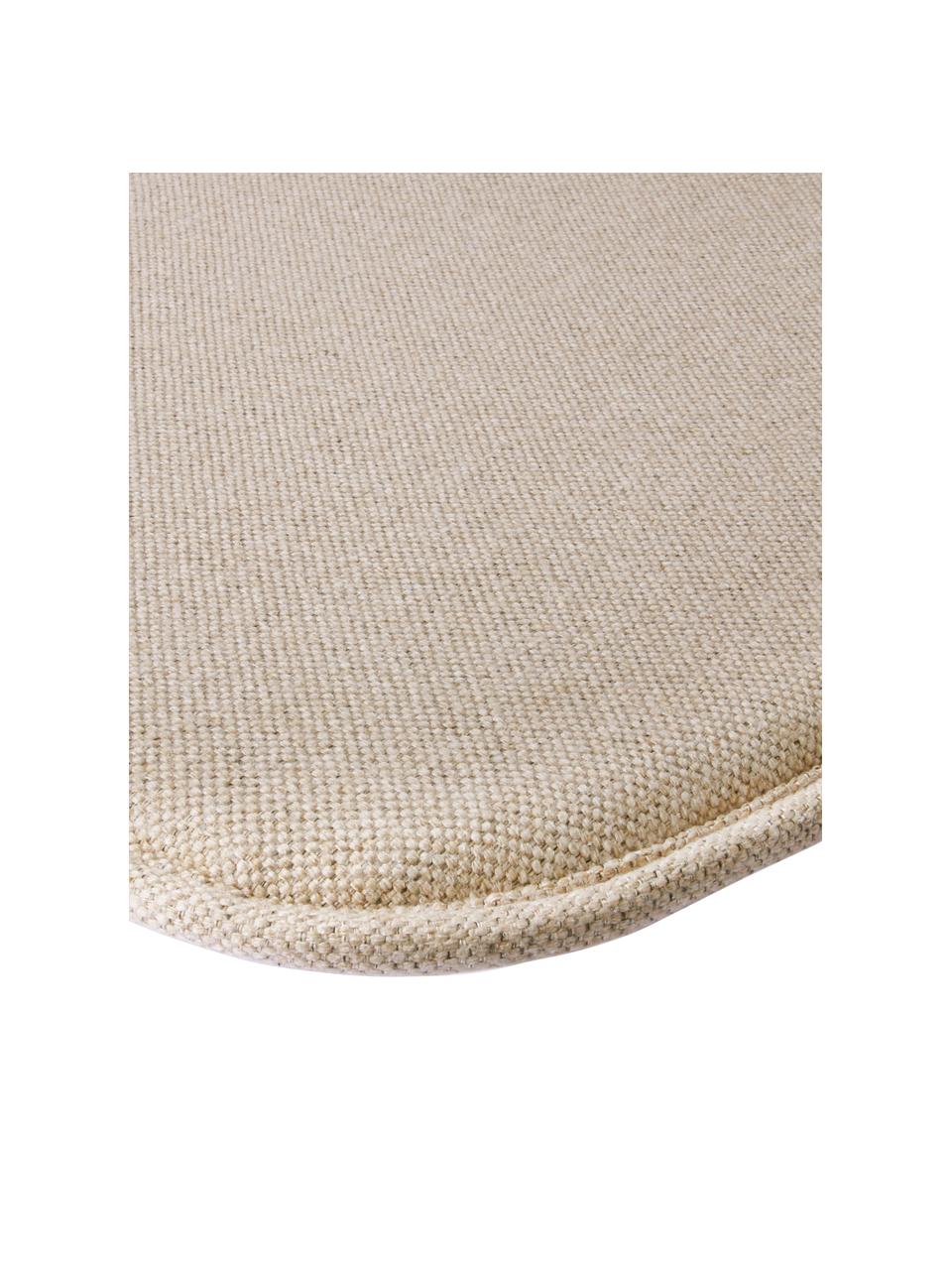 Set de coussins pour chaise en métal à accoudoirs Wire, 3 élém., Beige, Lot de différentes tailles