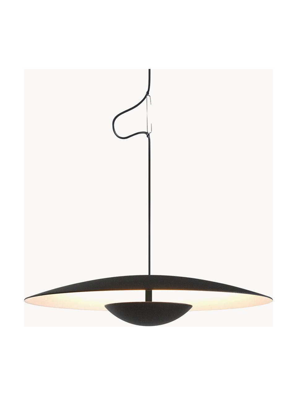 Dimmbare LED-Pendelleuchte Ginger, verschiedene Grössen, Schwarz, Off White, Ø 32 x H 6 cm