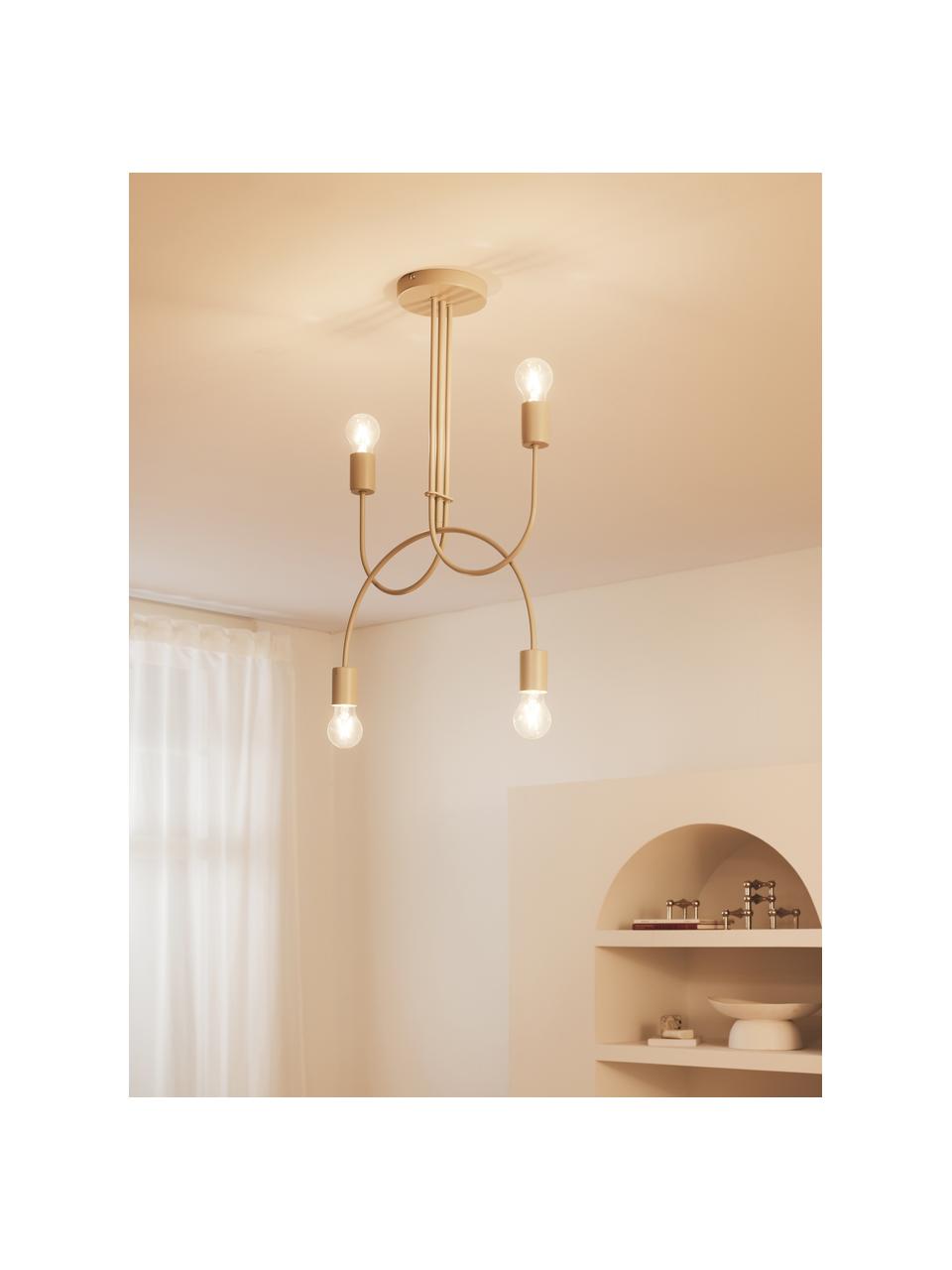 Plafondlamp Bea, Beige, B 49 x H 69 cm