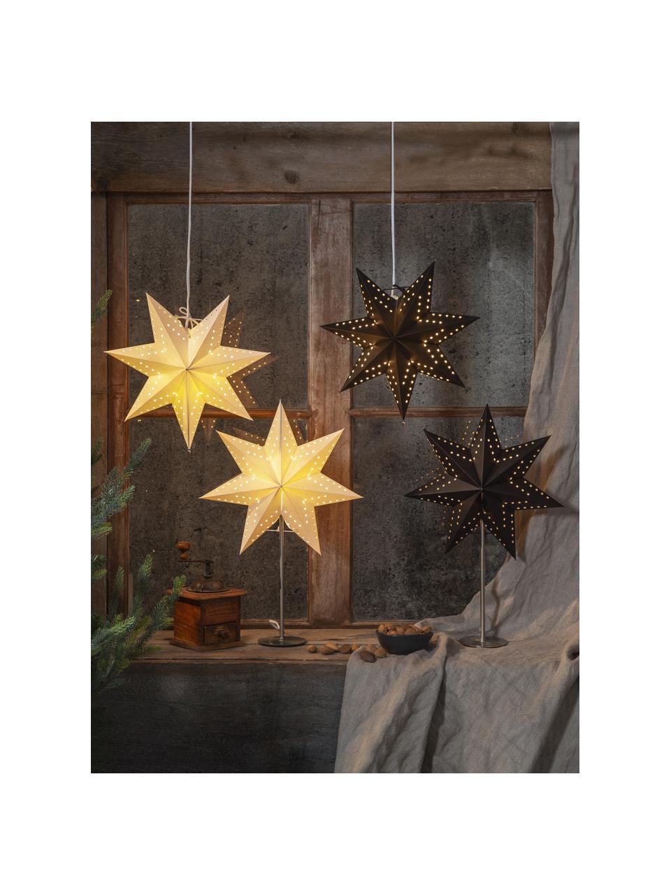 Shining Star Bobo, Voet: metaal, Wit, zilverkleurig, B 34 cm x H 51 cm