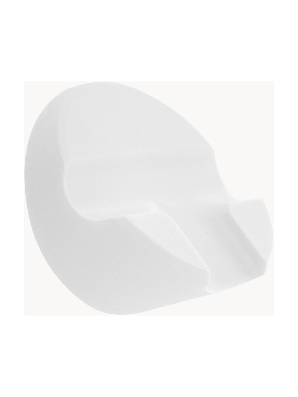 Tergivetro con supporto a parete Nova, Tergivetro: plastica (ABS), Labbro: silicone, Bianco, Larg. 21 x Alt. 5 cm