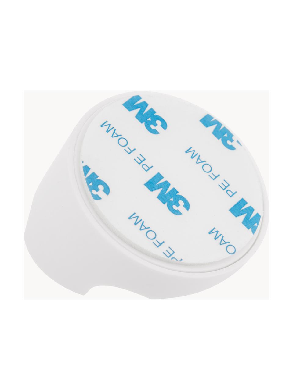 Tergivetro con supporto a parete Nova, Tergivetro: plastica (ABS), Labbro: silicone, Bianco, Larg. 21 x Alt. 5 cm