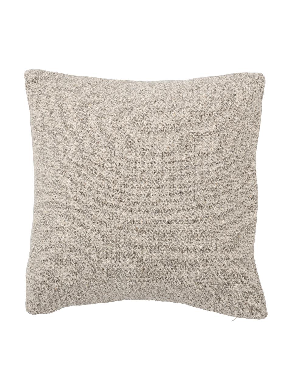 Kissen Brett, mit Inlett, Bezug: 63% recycelte Baumwolle, , Grau, B 40 x L 40 cm