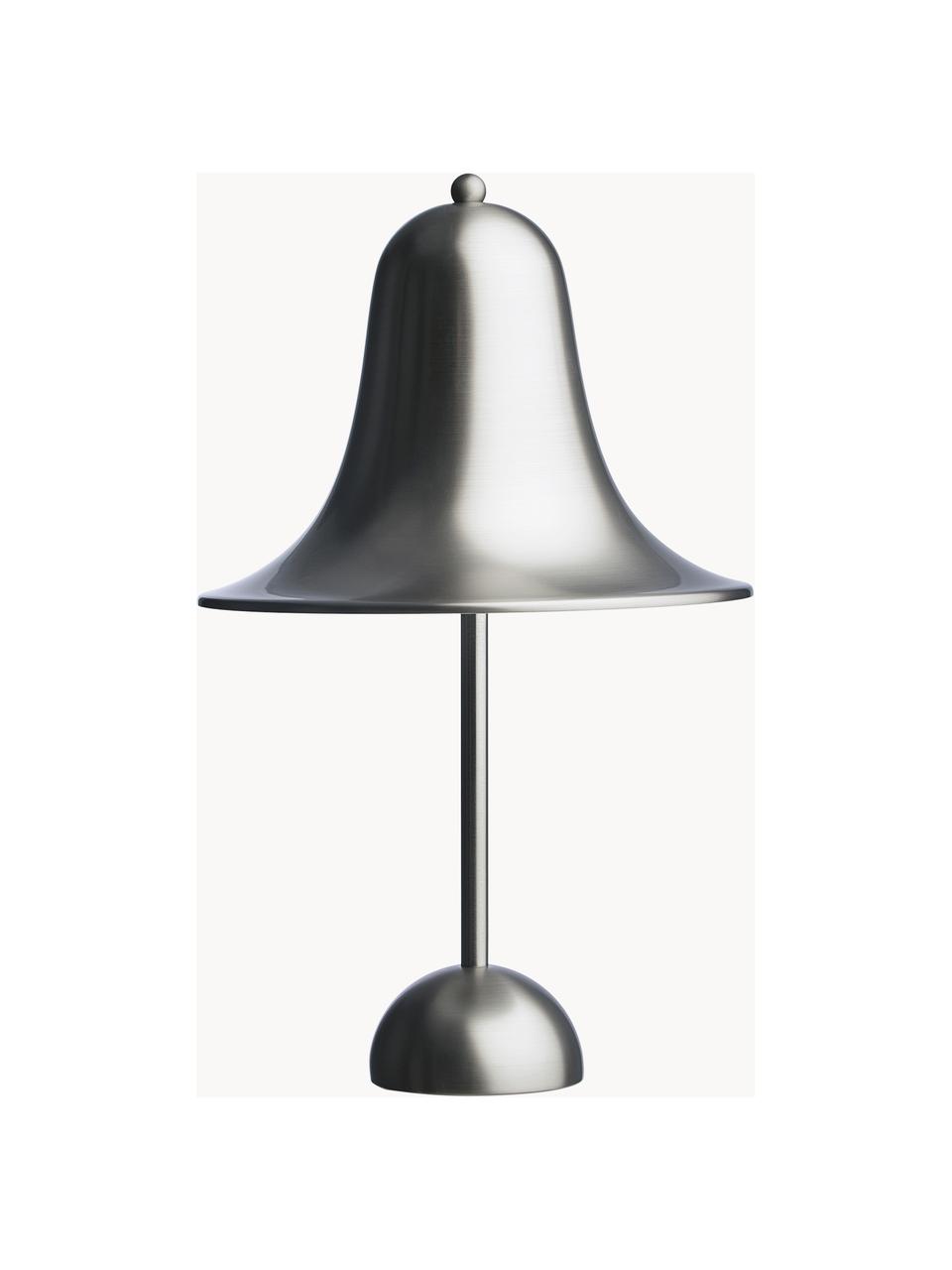 Lampa stołowa Pantop, projekt Verner Panton, Odcienie srebrnego, błyszczący, Ø 23 x W 38 cm