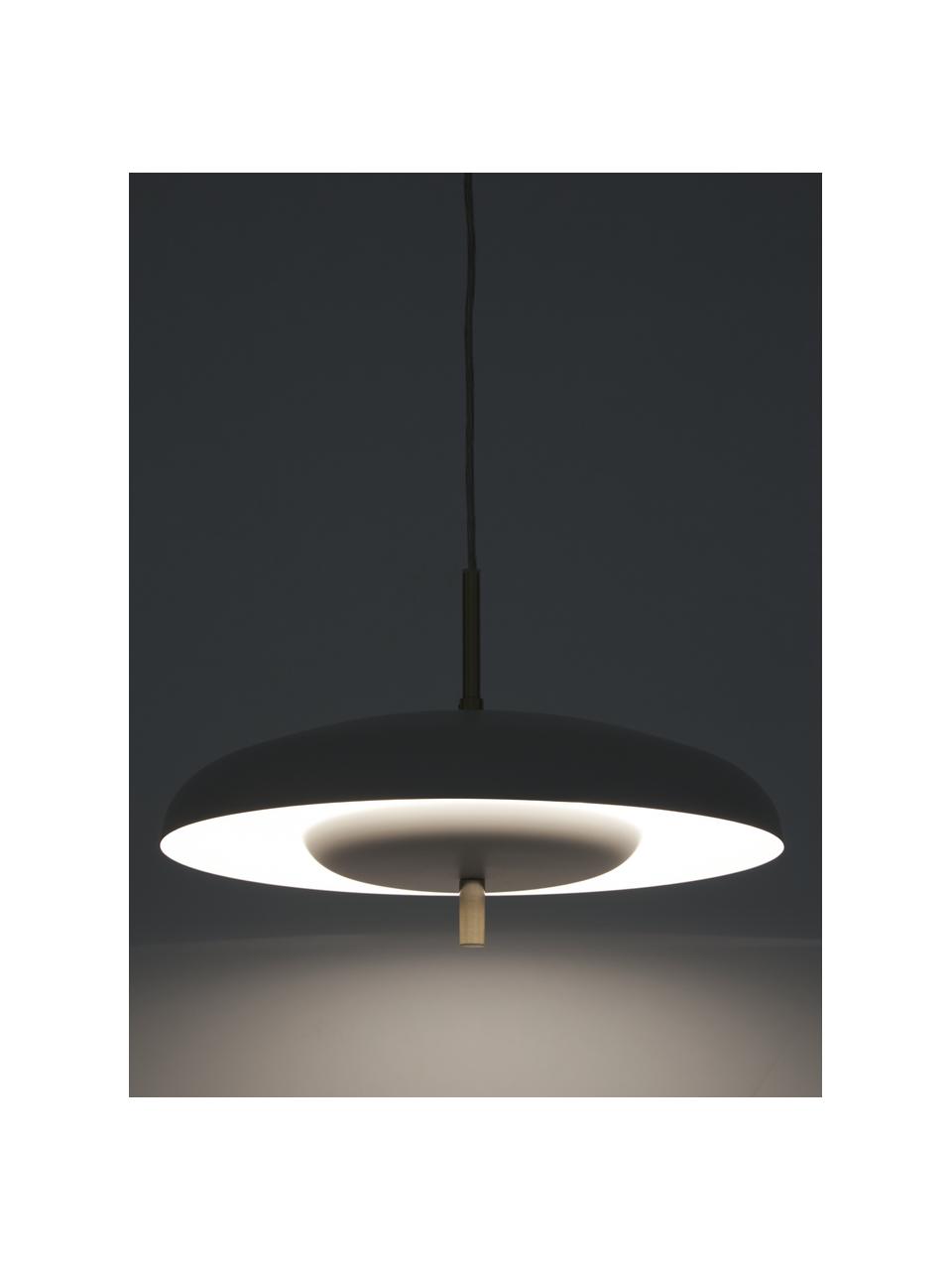 Suspension Mathea, Blanc, couleur laitonnée, Ø 38 x haut. 8 cm