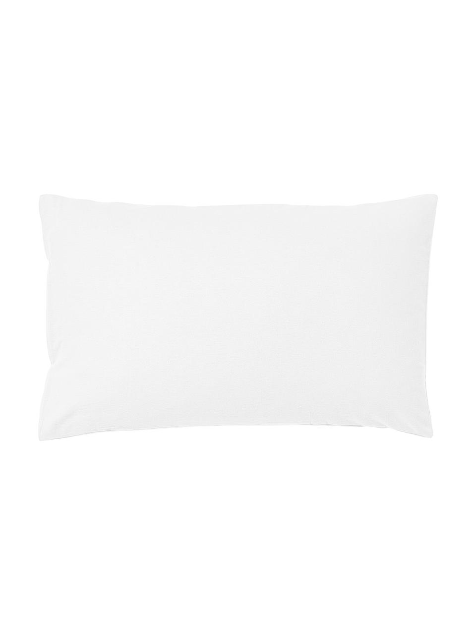 Federa in flanella Biba, Bianco, Larg. 50 x Lung. 80 cm