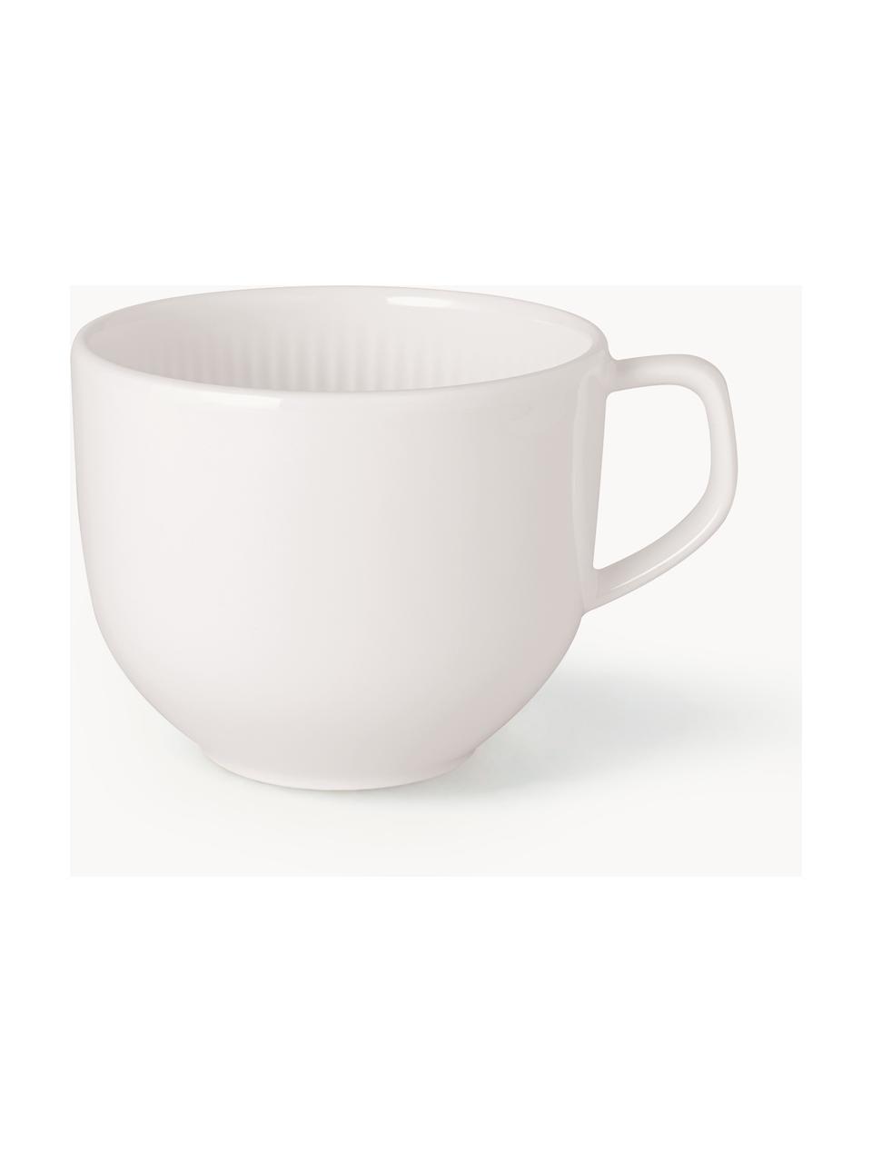 Porzellan-Tasse Afina, Premium Porzellan, Weiß, B 10 x H 7 cm, 150 ml