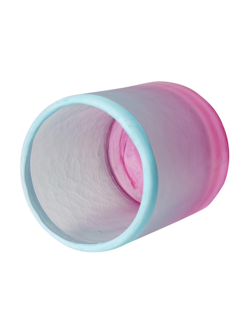 Portalumino Pastel, Vetro, Blu, rosa, Ø 9 x Alt. 10 cm