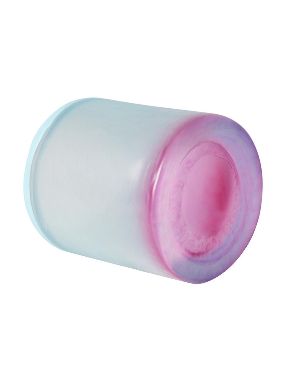 Portalumino Pastel, Vetro, Blu, rosa, Ø 9 x Alt. 10 cm