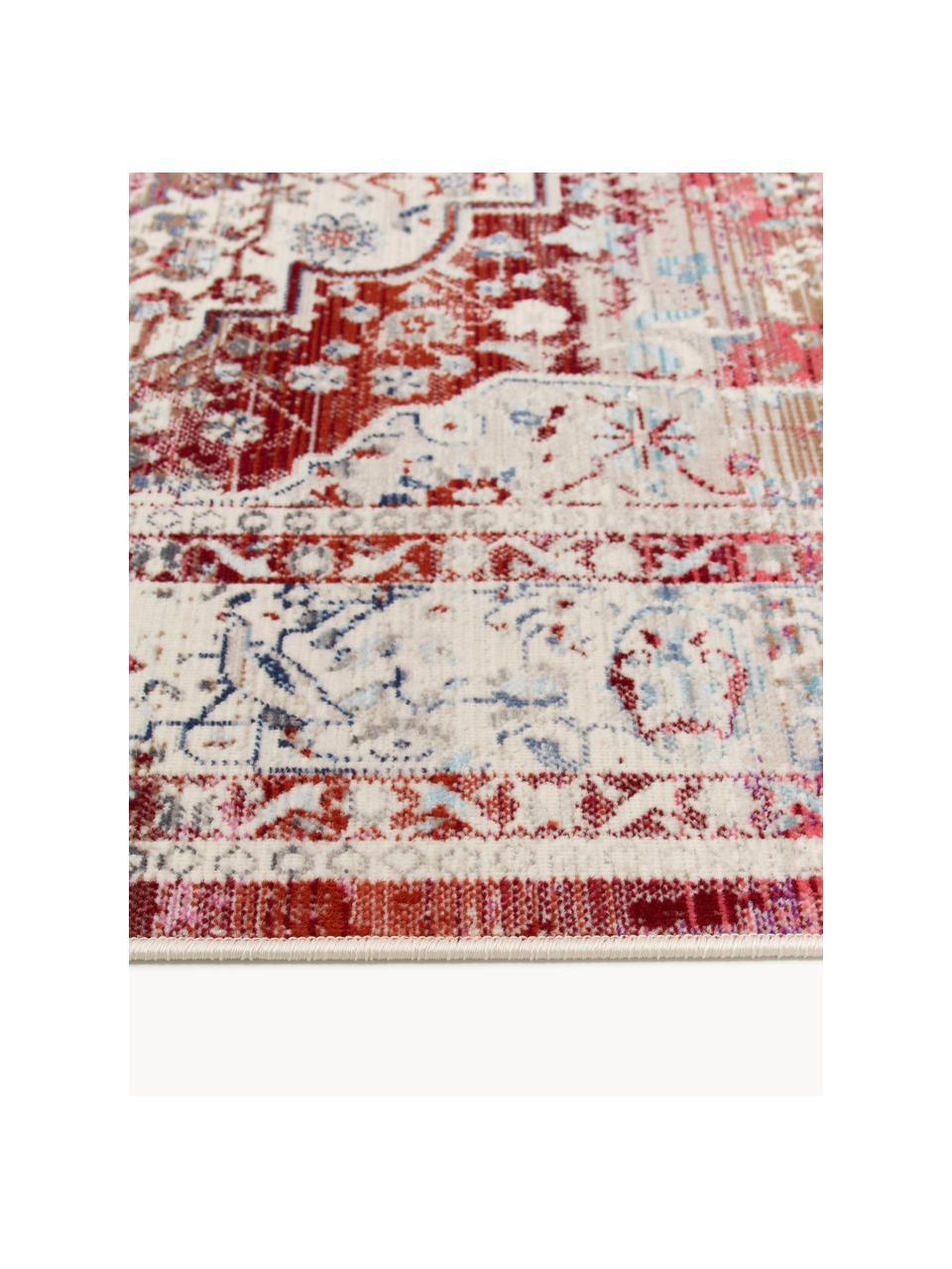 Dywan w stylu vintage Kashan, Odcienie czerwonego, odcienie beżowego, S 121 x D 173 cm (Rozmiar S)