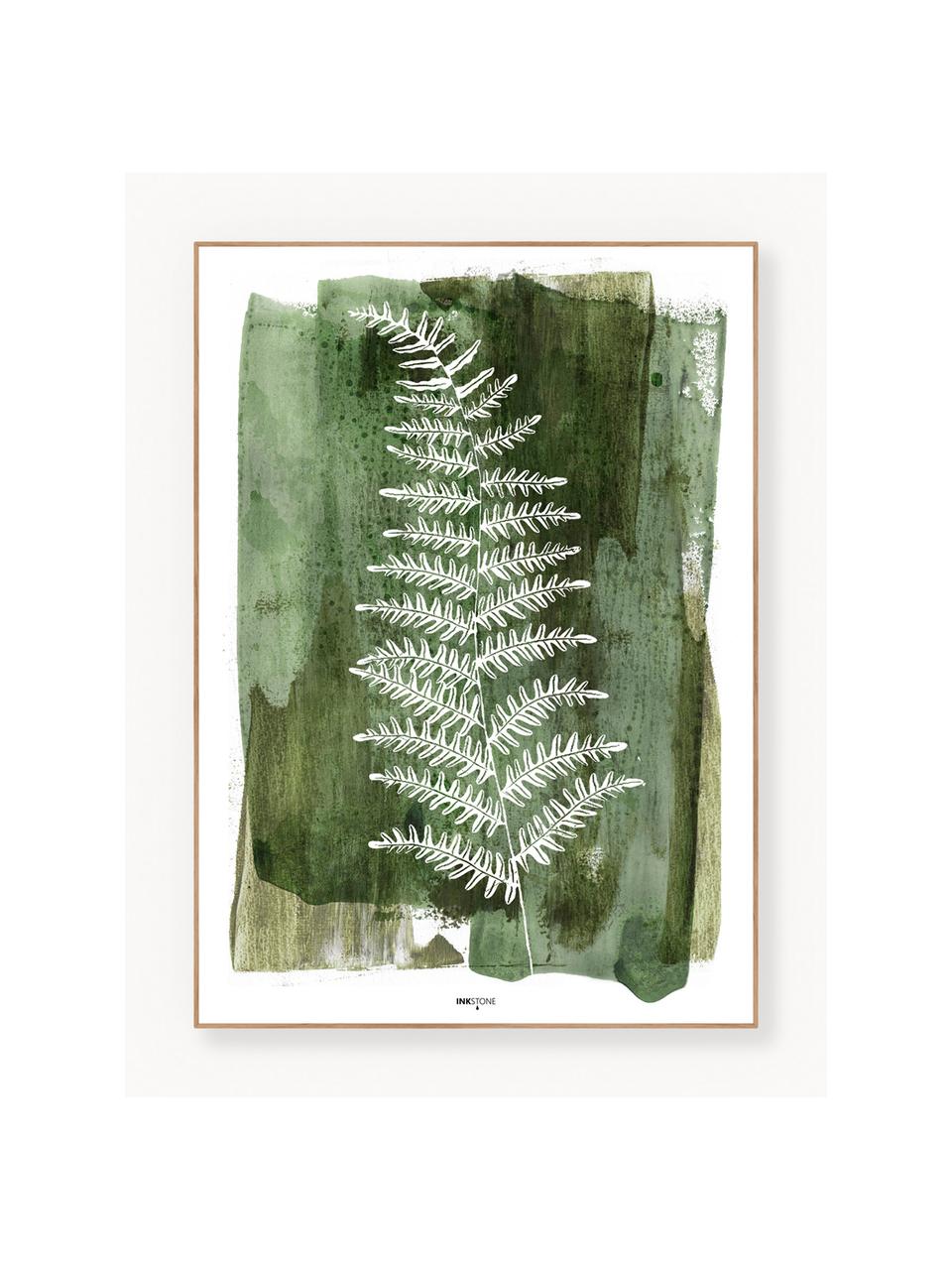 Oprawiony druk cyfrowy White Fern, White Fern, S 30 x W 40 cm