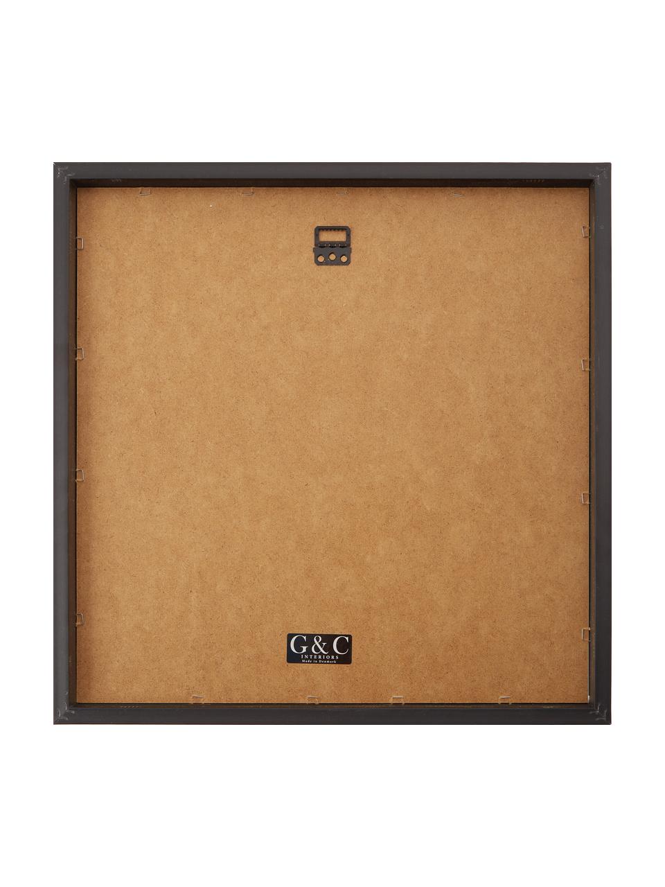 Ingelijste digitale print Hepburn, Lijst: kunststoffen frame met gl, Audrey Hepburn, B 40 x H 40 cm