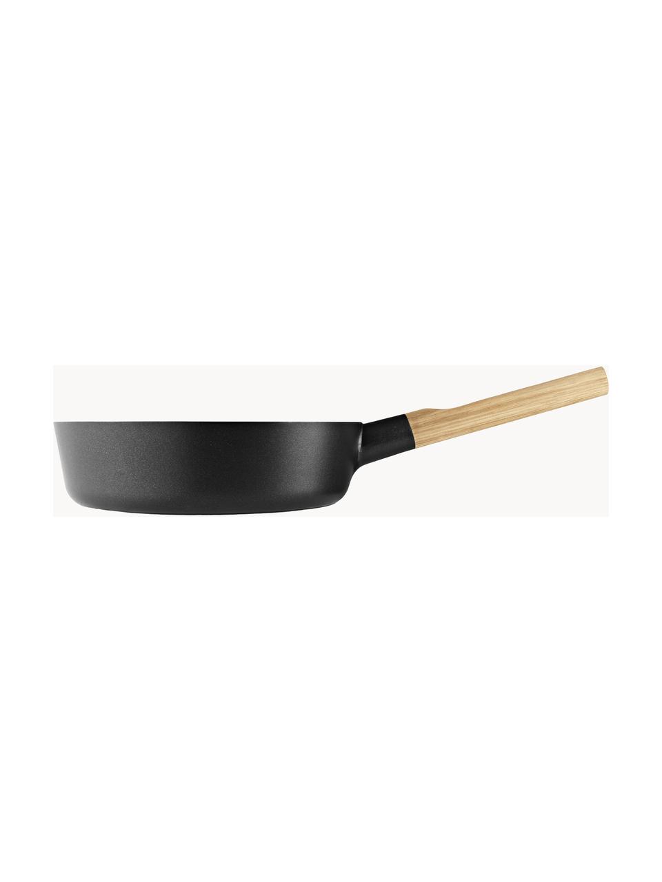 Soté pánev s nepřilnavým povrchem Nordic Kitchen, Černá, dubové dřevo, Ø 25 cm, V 12 cm