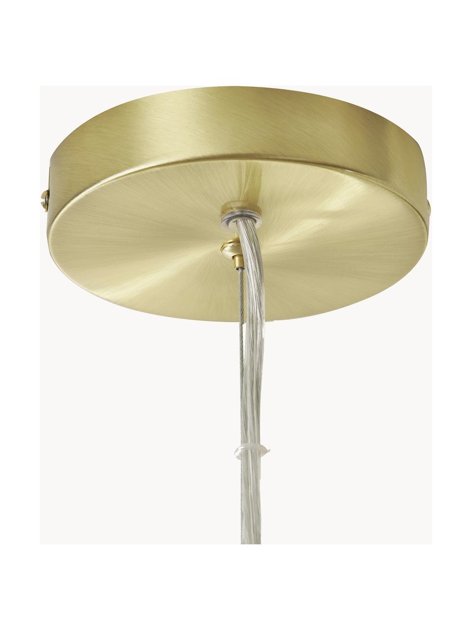 Veľká závesná lampa Unique, Odtiene zlatej, Ø 60 x V 54 cm