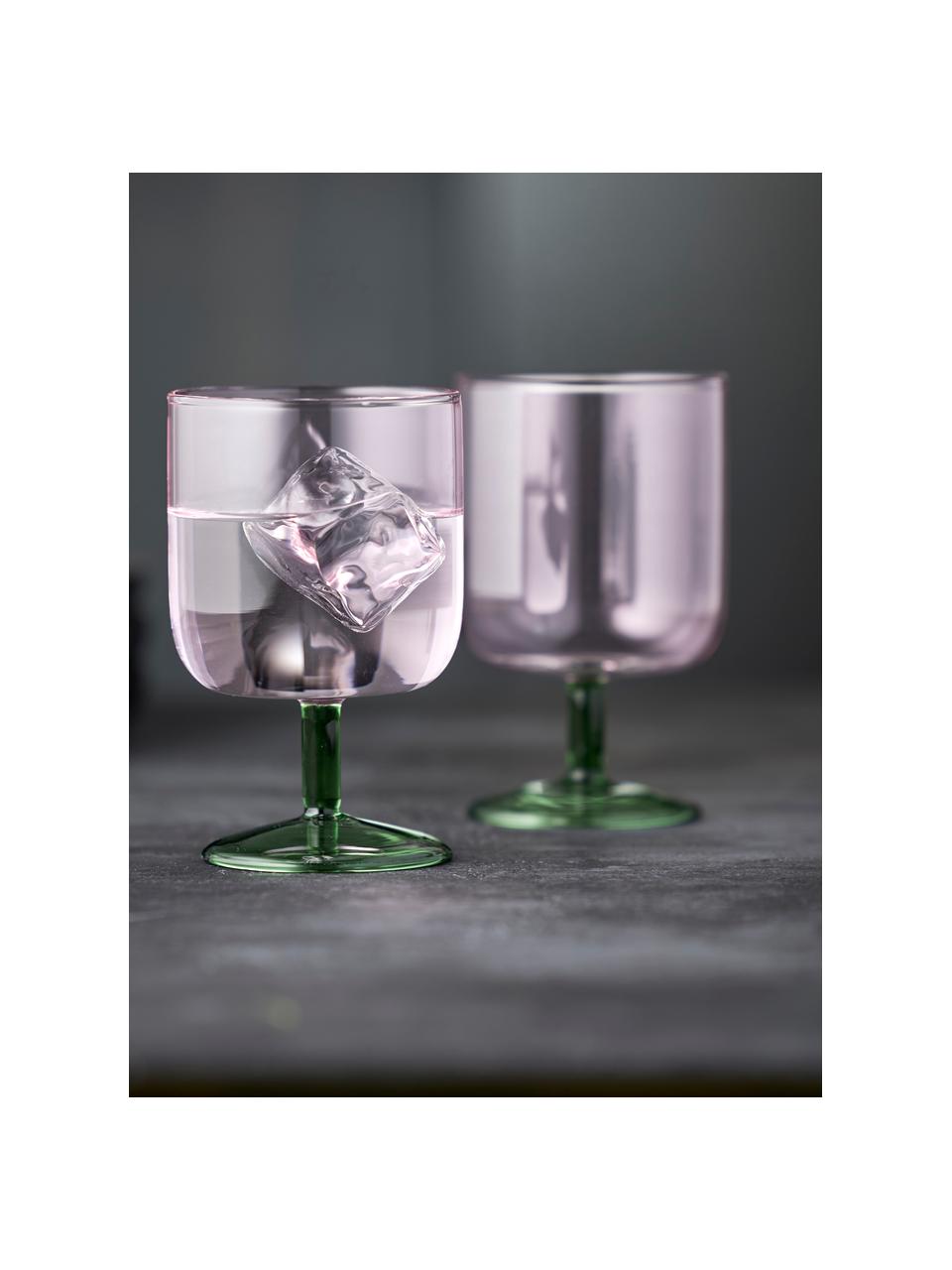 Poháre na víno Torino, 2 ks, Borosilikátové sklo

Objavte všestrannosť borosilikátového skla pre váš domov! Borosilikátové sklo je kvalitný, spoľahlivý a robustný materiál. Vyznačuje sa mimoriadnou tepelnou odolnosťou a preto je ideálny pre váš horúci čaj alebo kávu. V porovnaní s klasickým sklom je borosilikátové sklo odolnejšie voči rozbitiu a prasknutiu, a preto je bezpečným spoločníkom vo vašej domácnosti., Svetloružová, priehľadná, zelená, Ø 8 x V 12 cm, 300 ml