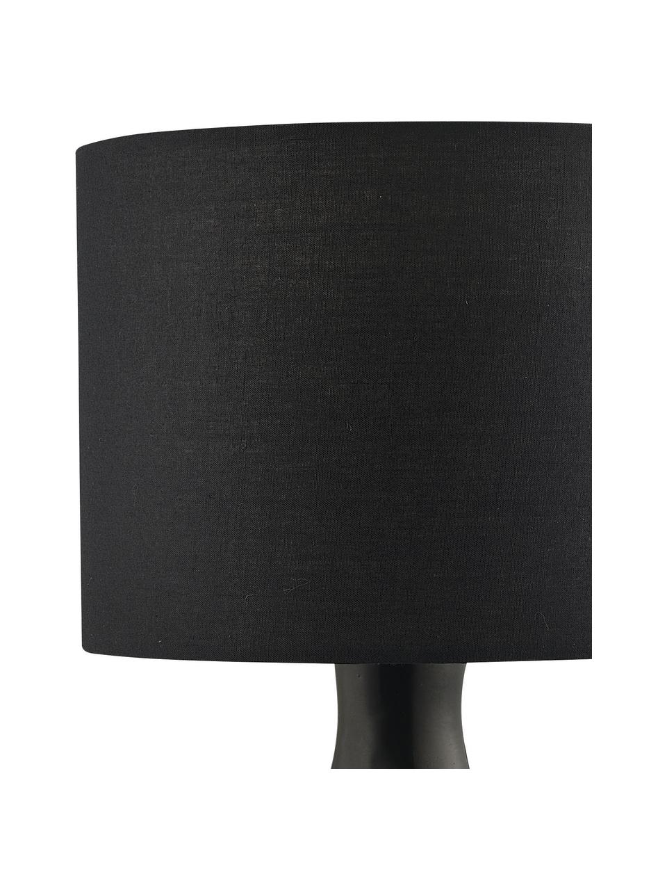 Petite lampe à poser noire Rosia, Noir