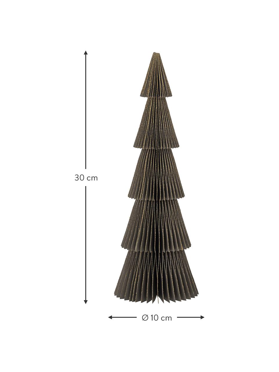 Dekorací Milan, 2 ks, Papír, Tmavě zelená, tmavě modrá, Ø 10 cm, V 30 cm