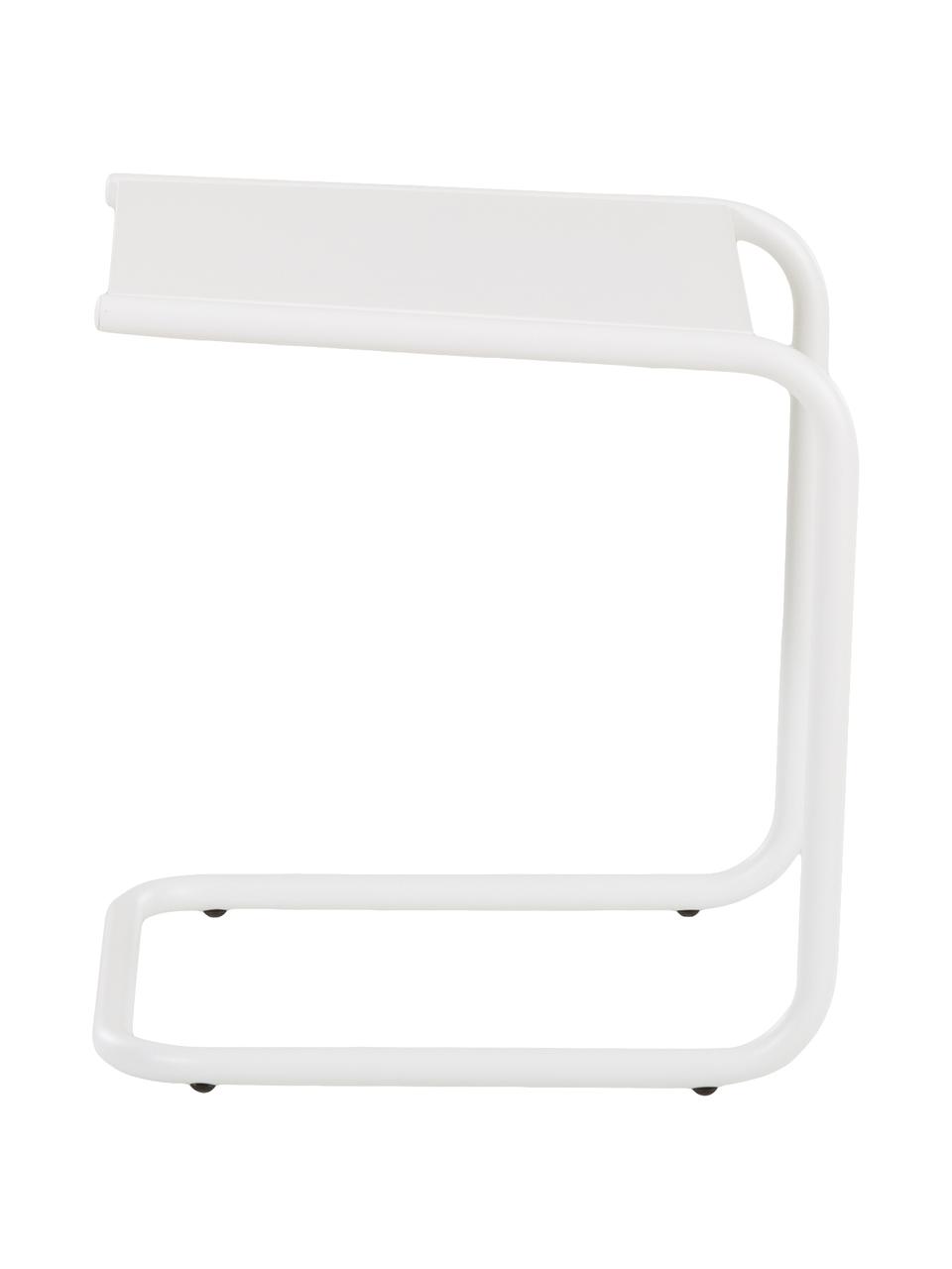Zahradní odkládací stolek Club, Bílá, Š 40 cm, H 40 cm