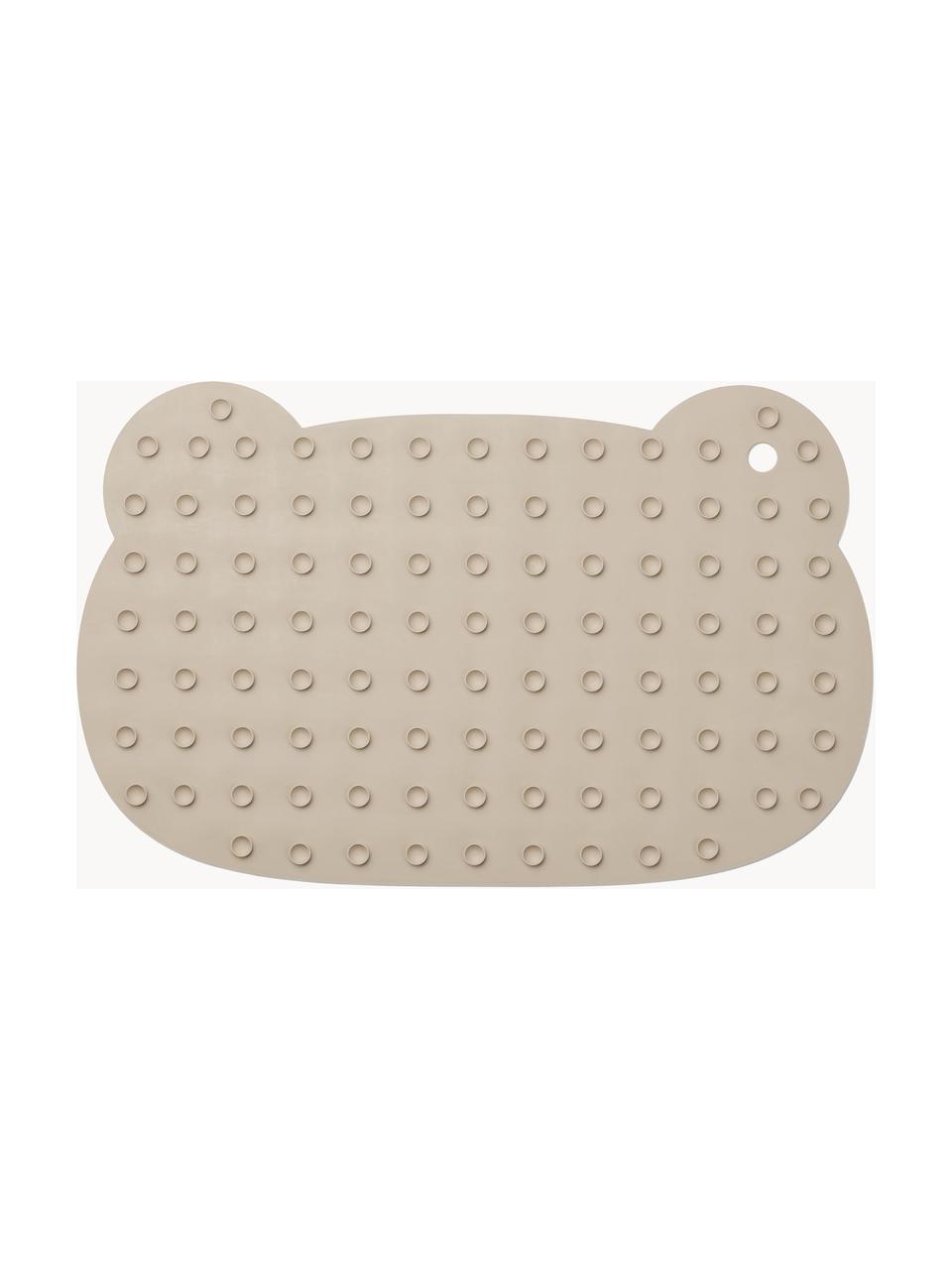 Antislip siliconen badmat Sailor voor douche of bad, Natuurlijk rubber, Lichtbeige, B 35 x L 55 cm