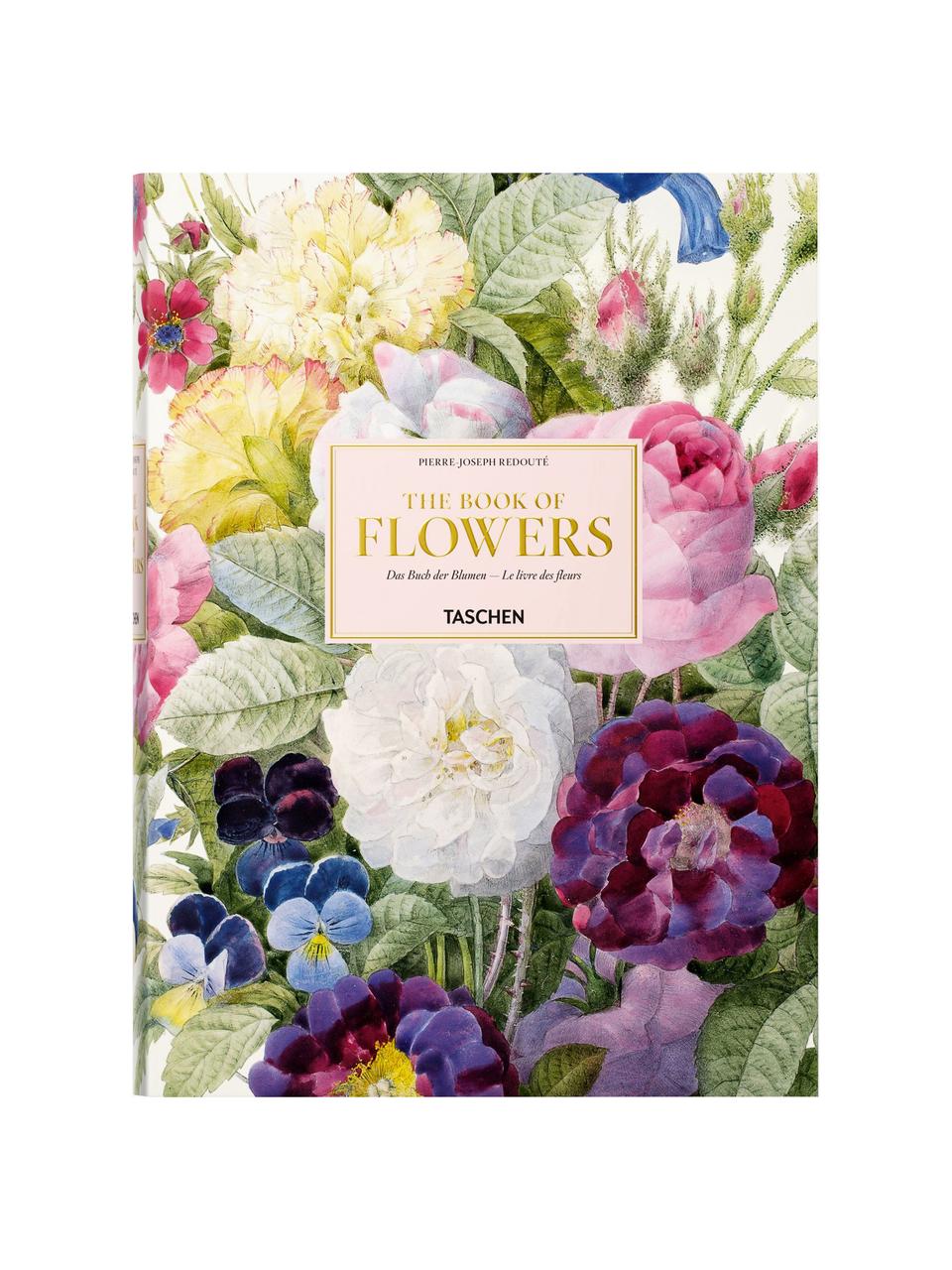 Ilustrovaná kniha Book of Flowers, Papier, tvrdá väzba, Book of Flowers, Š 25 x V 35 cm