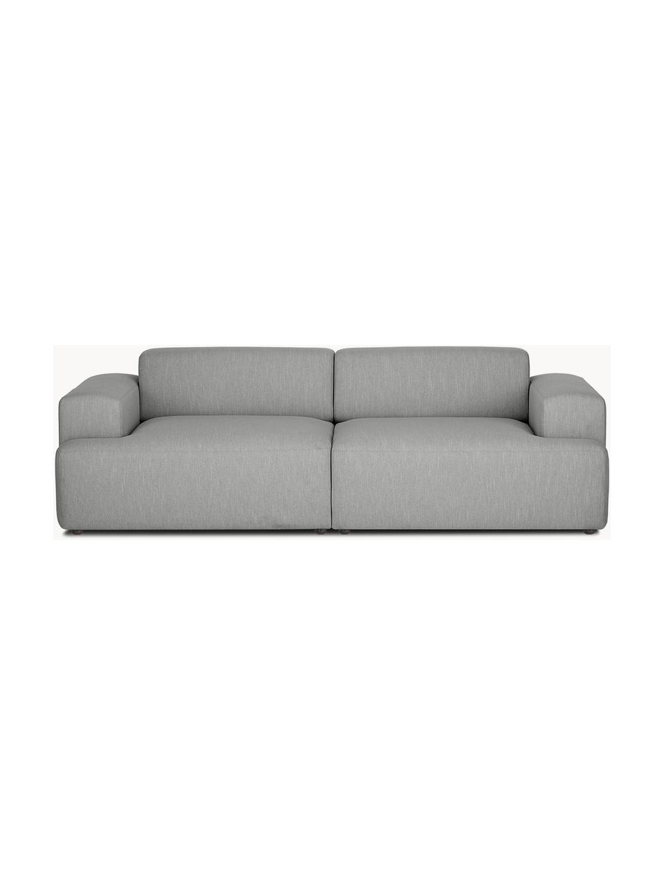 Sofa Melva (3-Sitzer), Bezug: 100% Polyester Der hochwe, Gestell: Massives Kiefernholz, Spa, Webstoff Grau, B 238 x T 101 cm