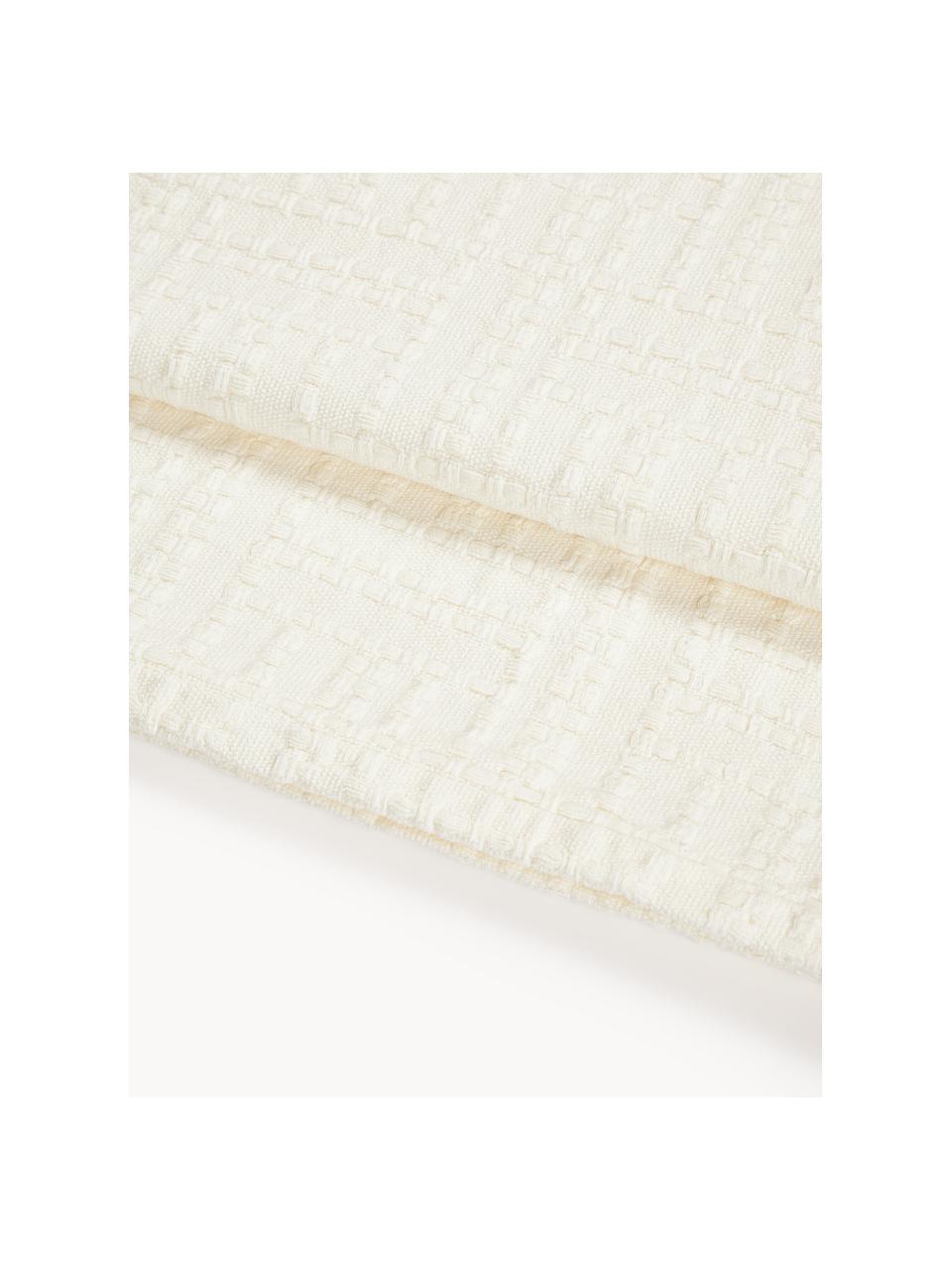 Baumwoll-Tagesdecke Lazlo, 100 % Baumwolle

Das in diesem Produkt verwendete Material ist schadstoffgeprüft und zertifiziert nach STANDARD 100 by OEKO-TEX®, 5763CIT, CITEVE., Off White, B 230 x L 250 cm (für Betten bis 180 x 200 cm)