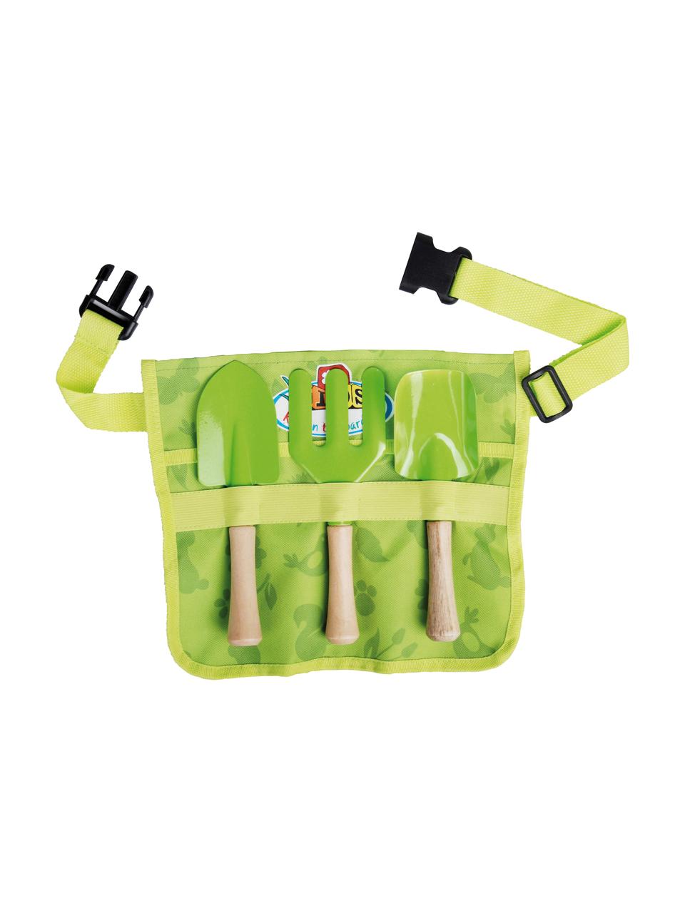 Set attrezzi giardinaggio per bambini Little Gardener 4 pz, Verde, Larg. 29 x Alt. 25 cm