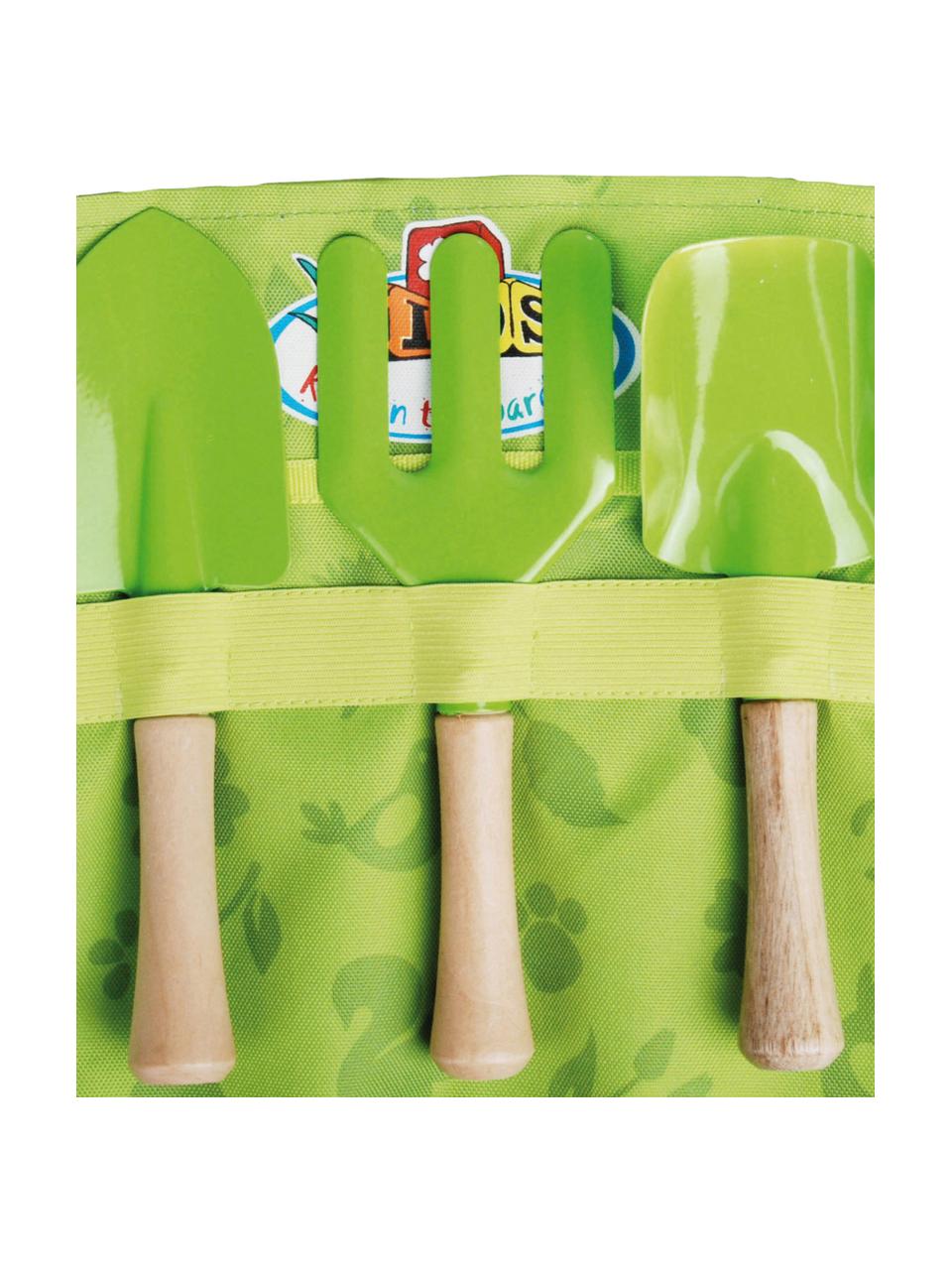 Gartenwerkzeug-Gürtel-Set für Kinder Little Gardener, 4-tlg., Grün, Braun, B 29 x H 25 cm