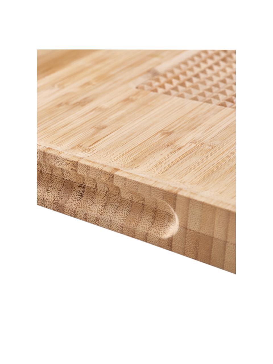 Planche à découper en bambou Cut & Carve, Bambou, Bambou, larg. 40 x haut. 30 cm