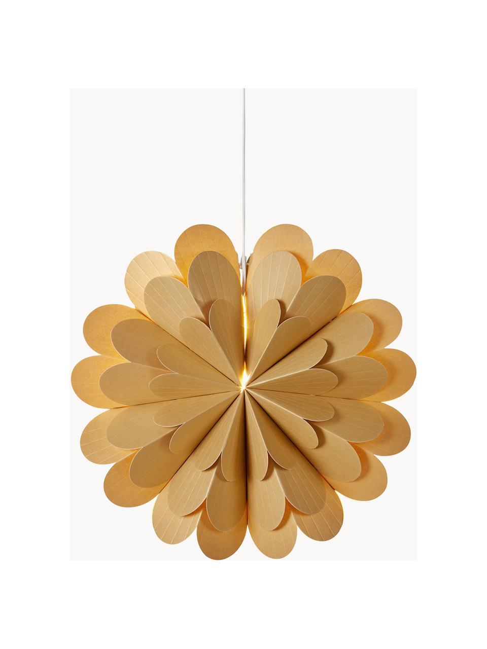 Handgemaakte lichtster Marigold, Lichtbruin, Ø 45 cm