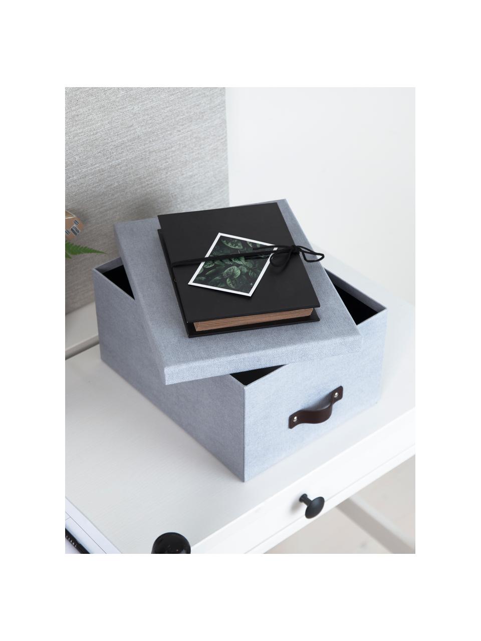 Úložné boxy Gustav II, 2 ks, Světle šedá, Š 23 cm, H 30 cm