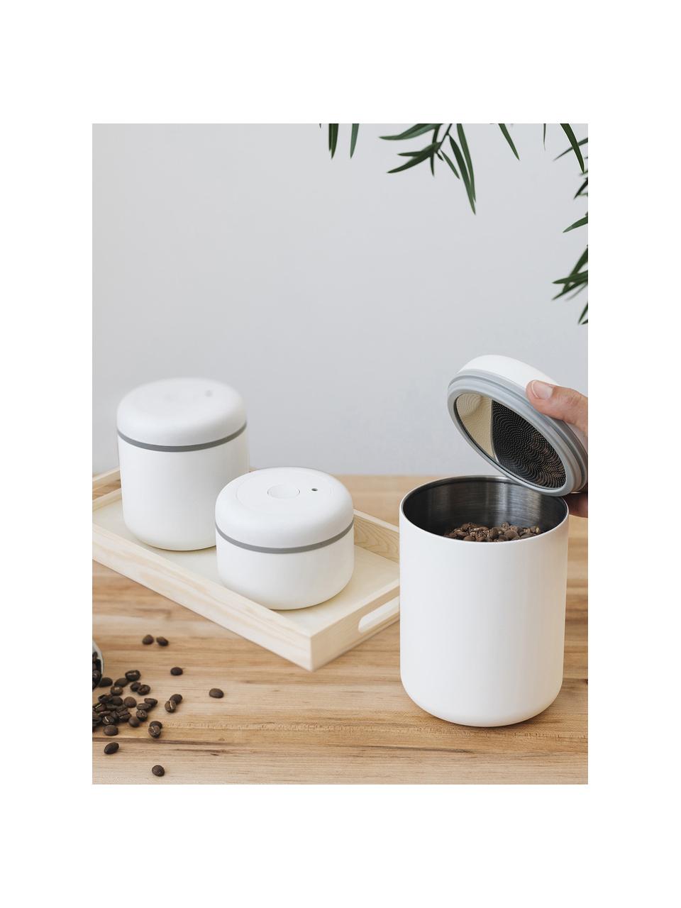Bote de vacío Atmos, Blanco mate, Ø 11 x Al 17 cm