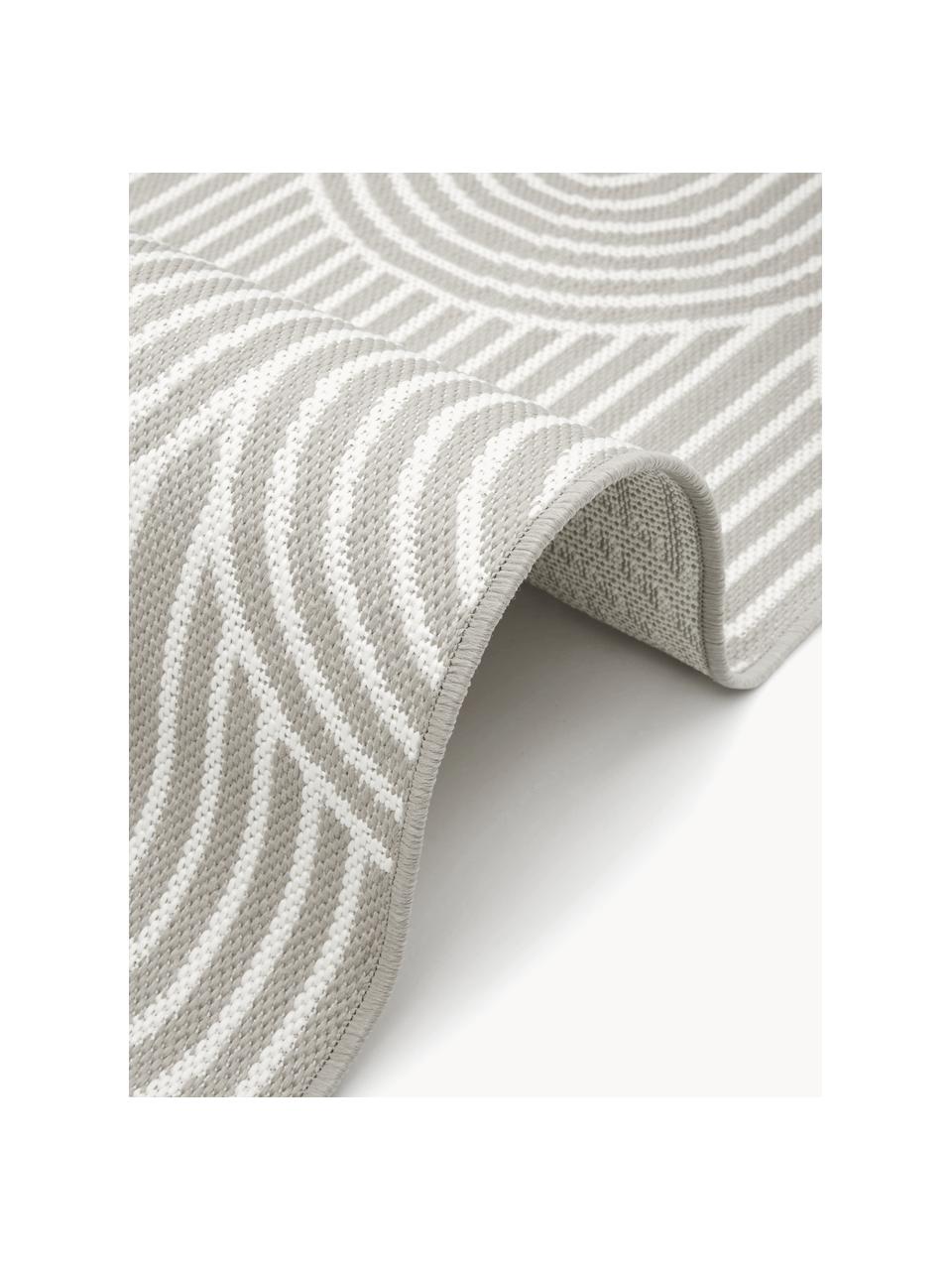 Tapis d'extérieur Arches, 86 % polypropylène, 14 % polyester, Gris, larg. 80 x long. 150 cm (taille XS)