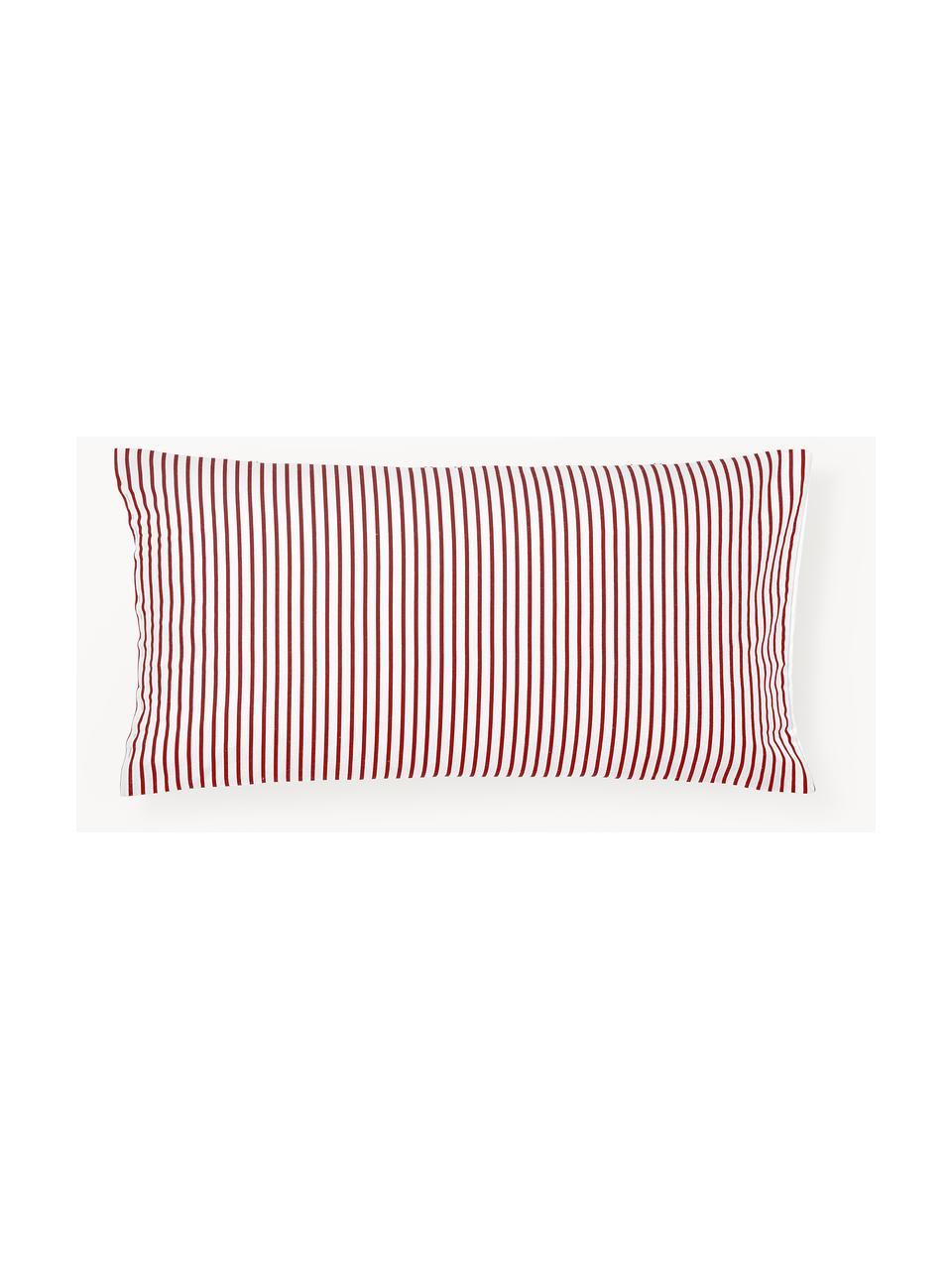 Flanelová obojstranná obliečka na vankúš s motívom luskáčika Noan, Červená, biela, Š 40 x D 80 cm