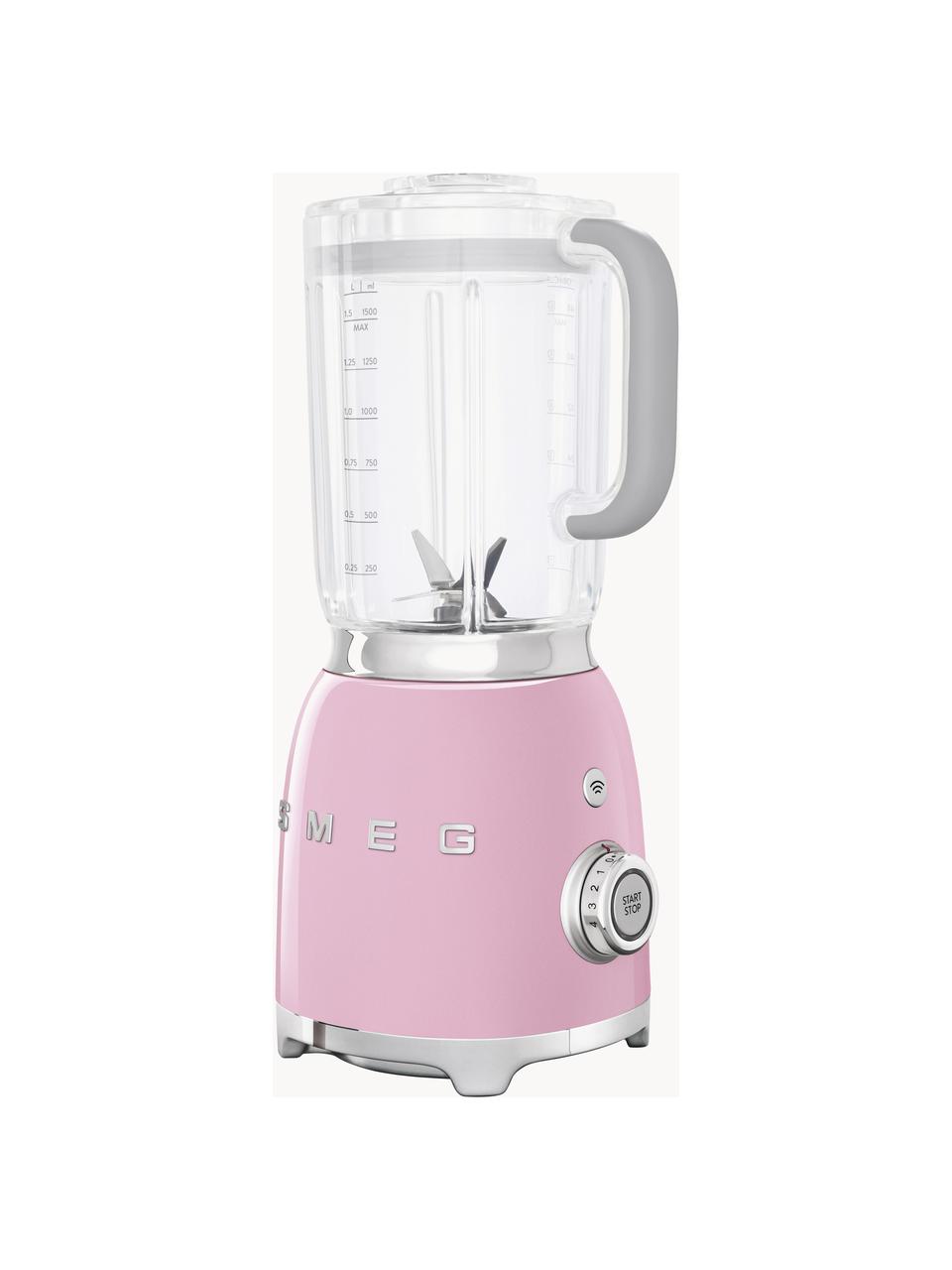 Standmixer 50's Style, Gehäuse: Aluminiumdruckguss, lacki, Rosa, glänzend, B 20 x H 40 cm