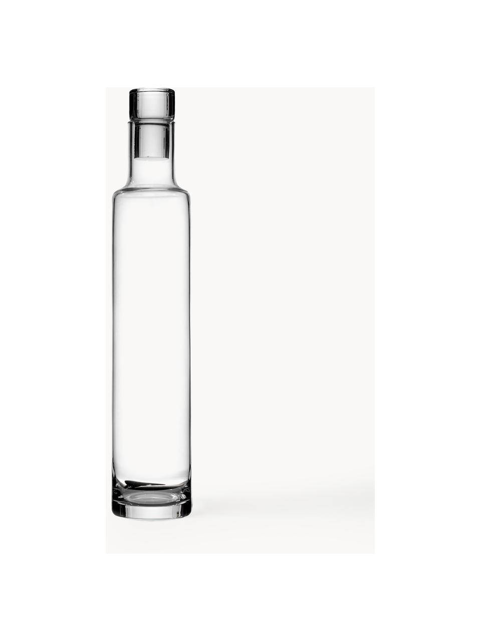 Ręcznie wykonana karafka Aix, 950 ml, Szkło kryształowe, Transparentny, 950 ml