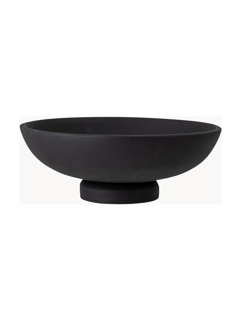 Cuenco de madera de mango Jeed, Madera de mango recubierta, Negro mate, Ø 31 x Al 12 cm