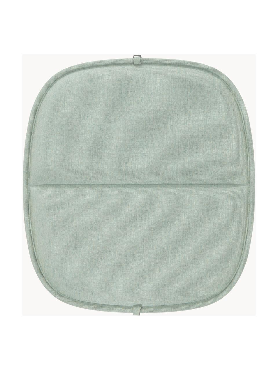Zewnętrzna poduszka na siedzisko Hiray, Tapicerka: 50% poliakryl, 45% polies, Szałwiowy zielony, S 43 x D 47 cm