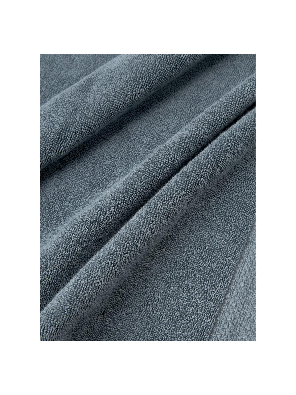 Handtuch Premium aus Bio-Baumwolle in verschiedenen Größen, 100 % Bio-Baumwolle, GOTS-zertifiziert (von GCL International, GCL-300517)
 Schwere Qualität, 600 g/m², Blaugrün, Handtuch, B 50 x L 100 cm