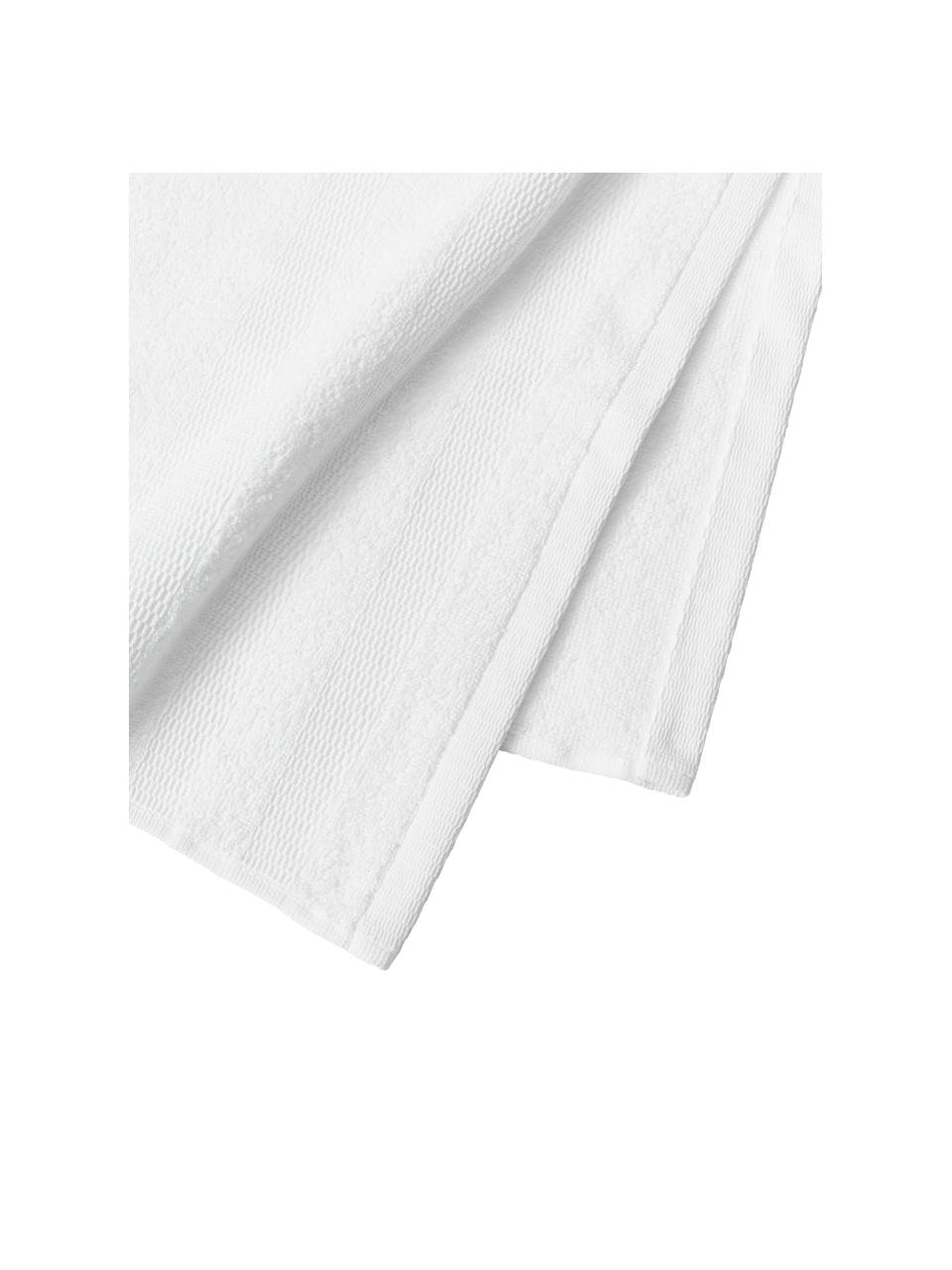 Lot de serviettes en coton Camila, 3 élém., 100 % coton
Grammage léger, 400 g/m²

Le matériau est certifié STANDARD 100 OEKO-TEX®, 3883CIT, CITEVE, Blanc, Lot de différentes tailles