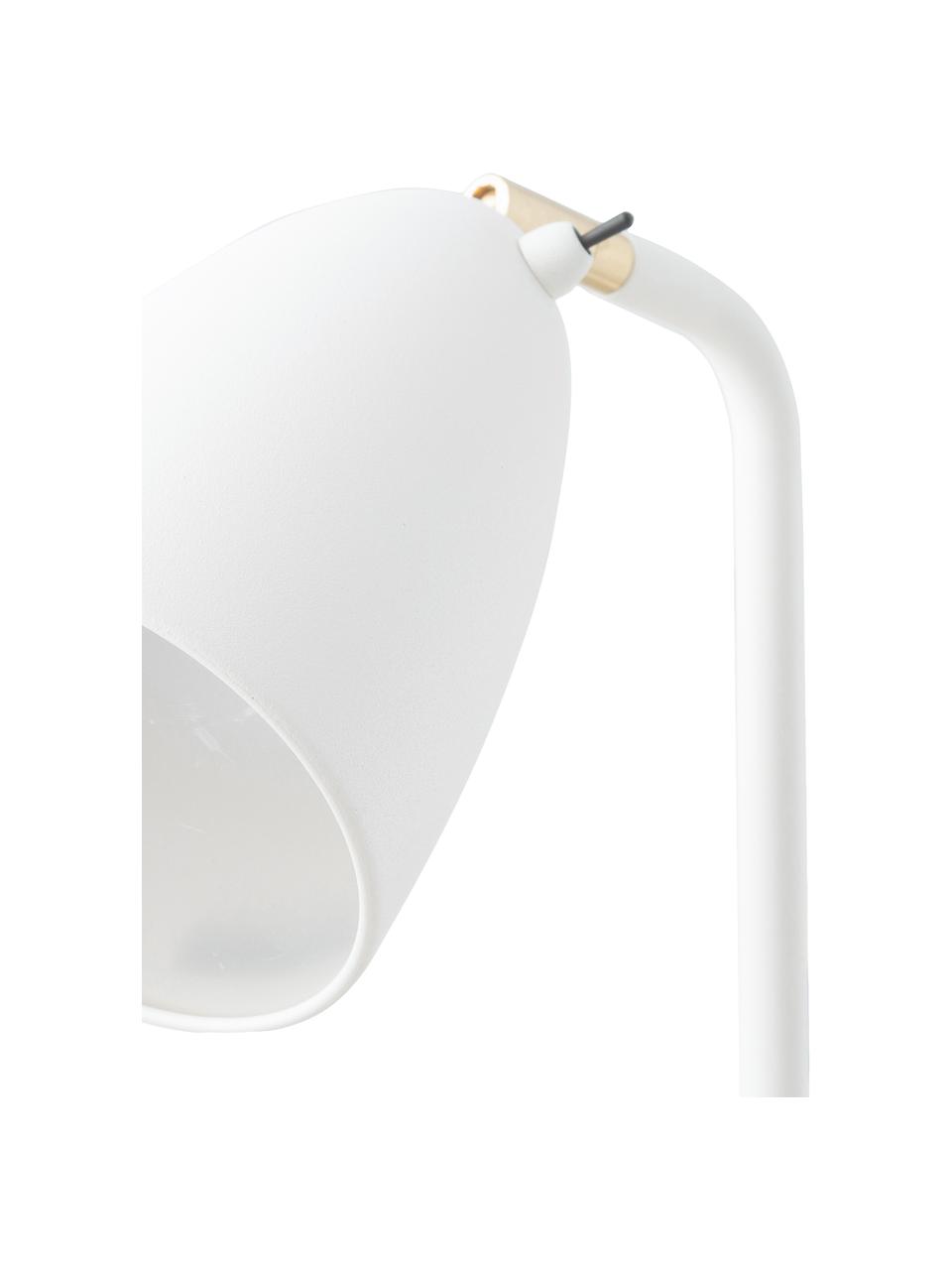 Lampada da terra a LED Nexus 10, Giunto: metallo ottonato, Crema, Ø 26 x Alt. 142 cm