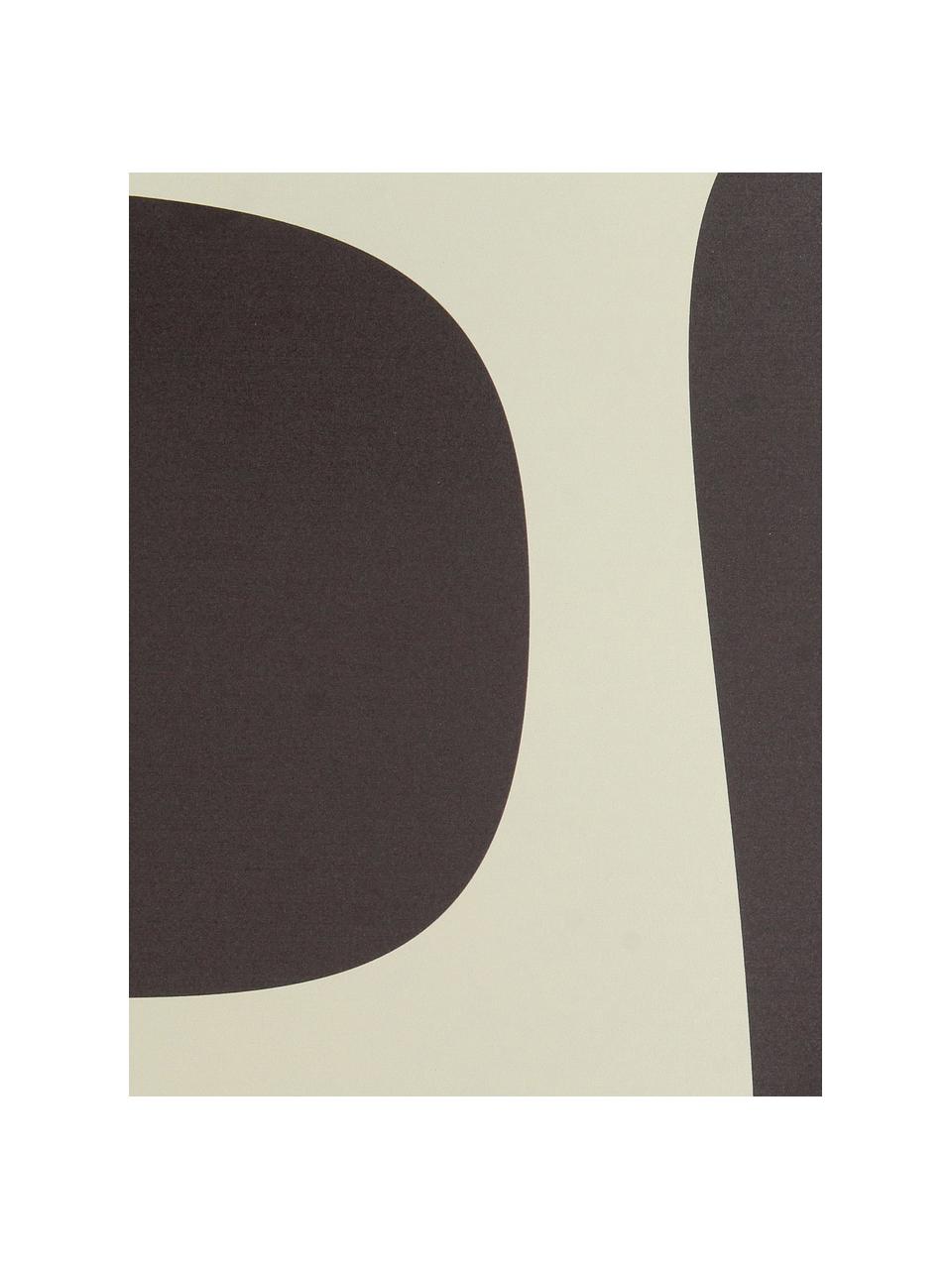 Magnetische Tafel Organic, Metal, Schwarz, Weiß, 40 x 60 cm