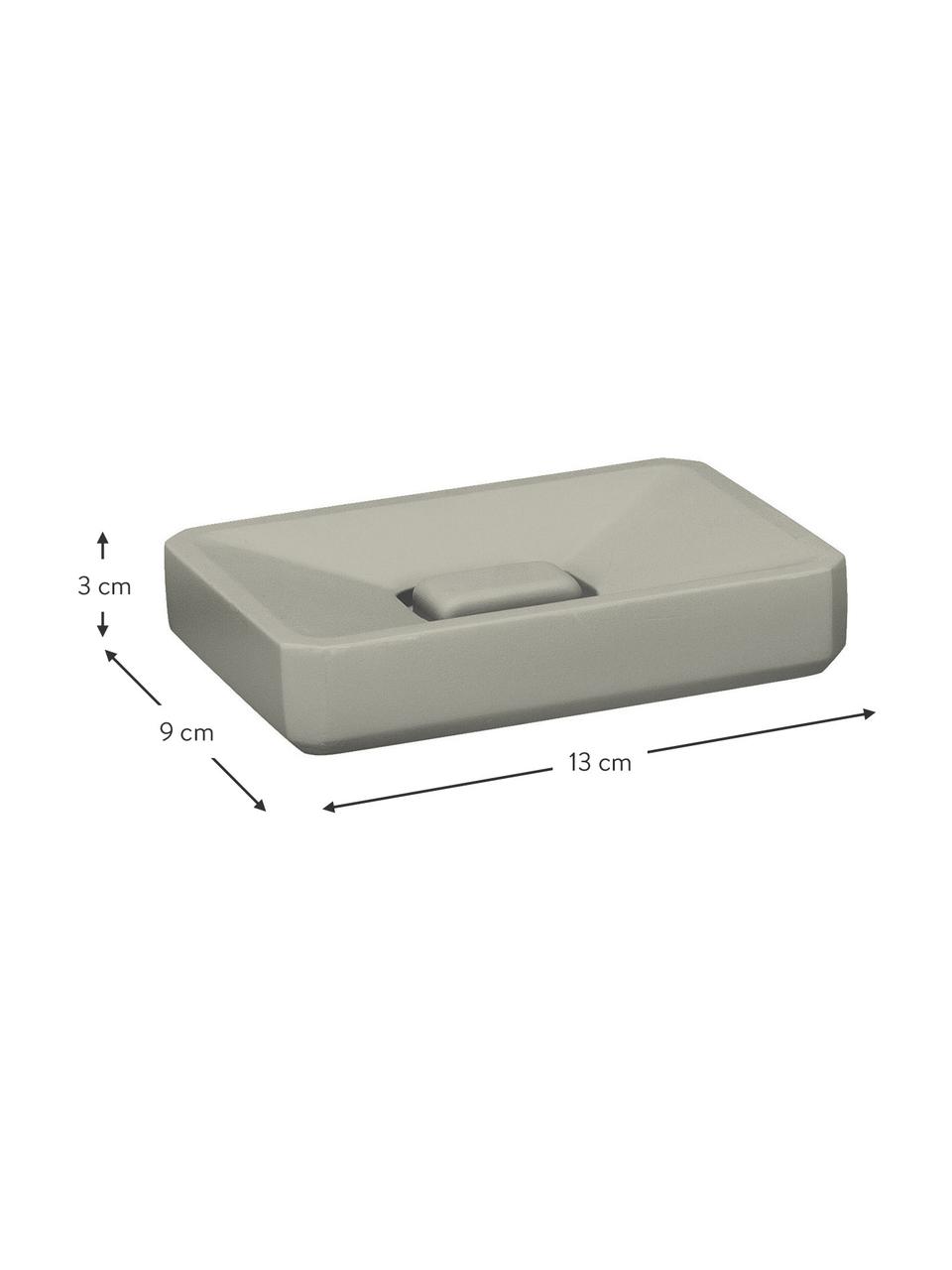 Portasapone in cemento Loft, Cemento, Grigio, Larg. 13 x Alt. 3 cm