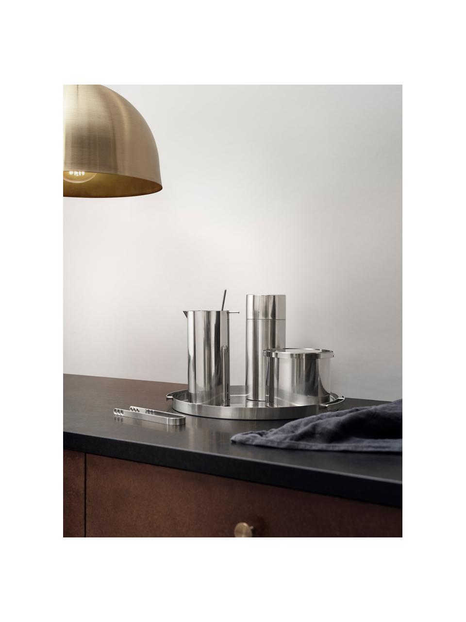 Nádoba na led Arne Jacobsen, Nerezová ocel, Stříbrná, Ø 13 cm, V 11 cm