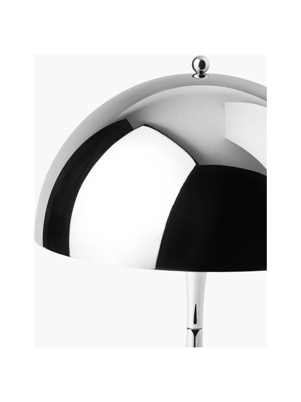 Stmívatelná stolní LED lampa s časovačem Panthella, V 34 cm, Stříbrná, Ø 25 cm, V 34 cm