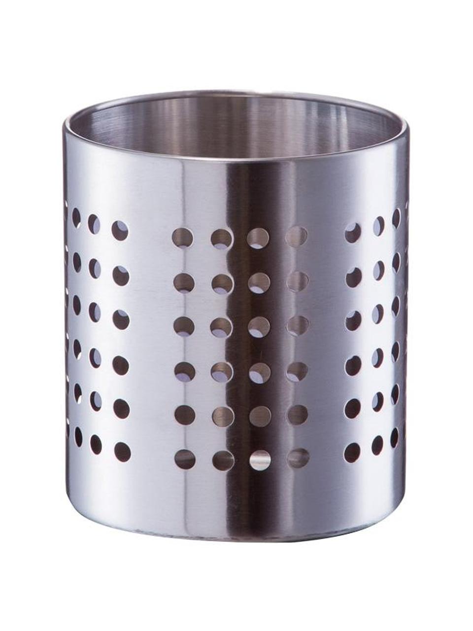 Porte ustensiles de cuisine en acier inoxydable Sejo, Acier inoxydable, Couleur argentée, Ø 12 x haut. 14 cm