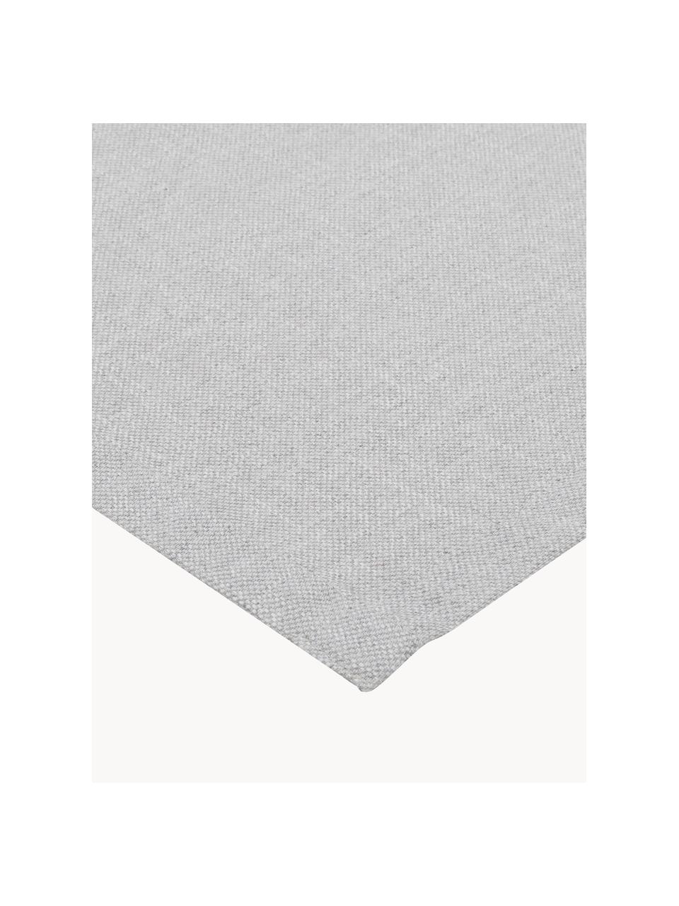 Runner Riva, 55% cotone, 45% poliestere

Il materiale utilizzato in questo prodotto è testato per le sostanze nocive e certificato secondo lo STANDARD 100 by OEKO-TEX® 14.HIN.40536 HOHENSTEIN HTTI, Grigio chiaro, Larg. 40 x Lung. 150 cm